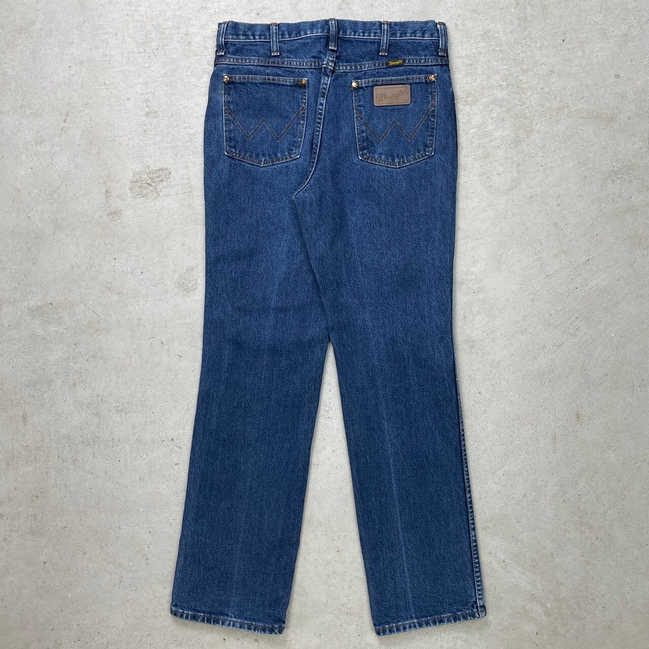 90年代 USA製 Wrangler ラングラー デニムパンツ ストレート 縦落ち