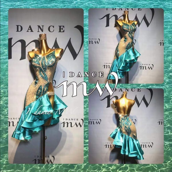 オーダー 社交ダンスドレス】I DANCE MW 商品番号 228 A /ラテンドレス