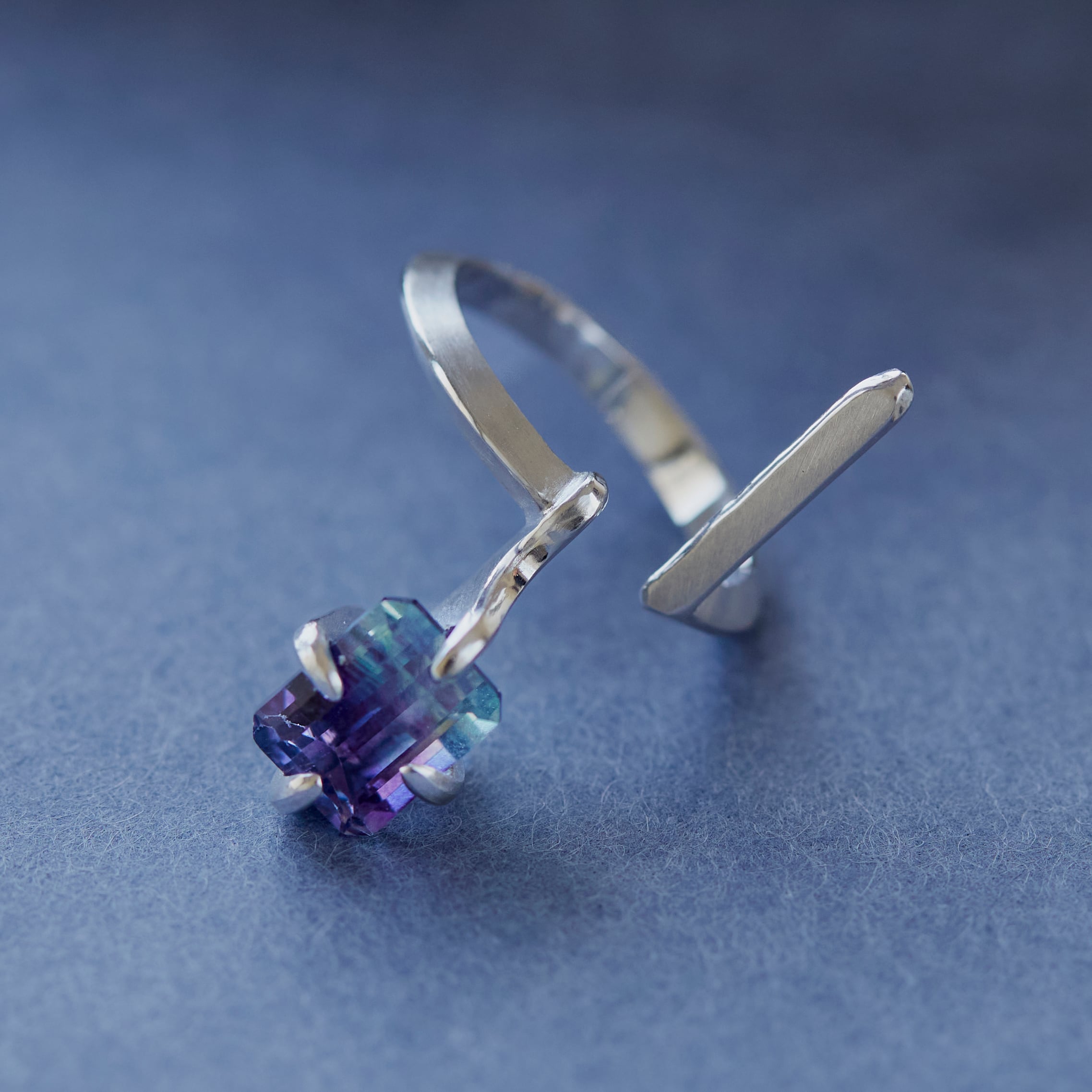 ワンドリング レインボーフローライト | Nando Jewelry