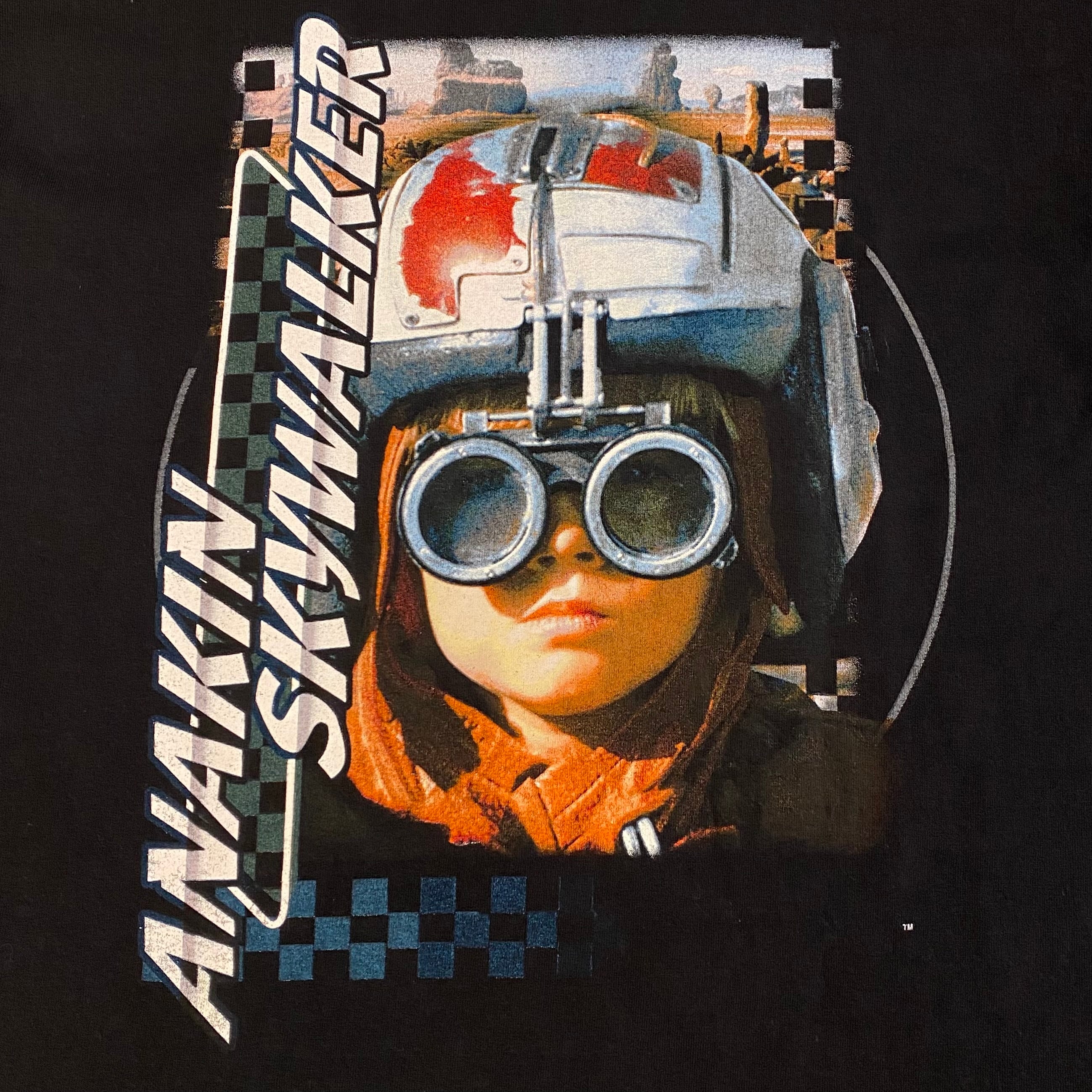90s STARWARS アナキンスカイウォーカー Tシャツ 黒 ブラック