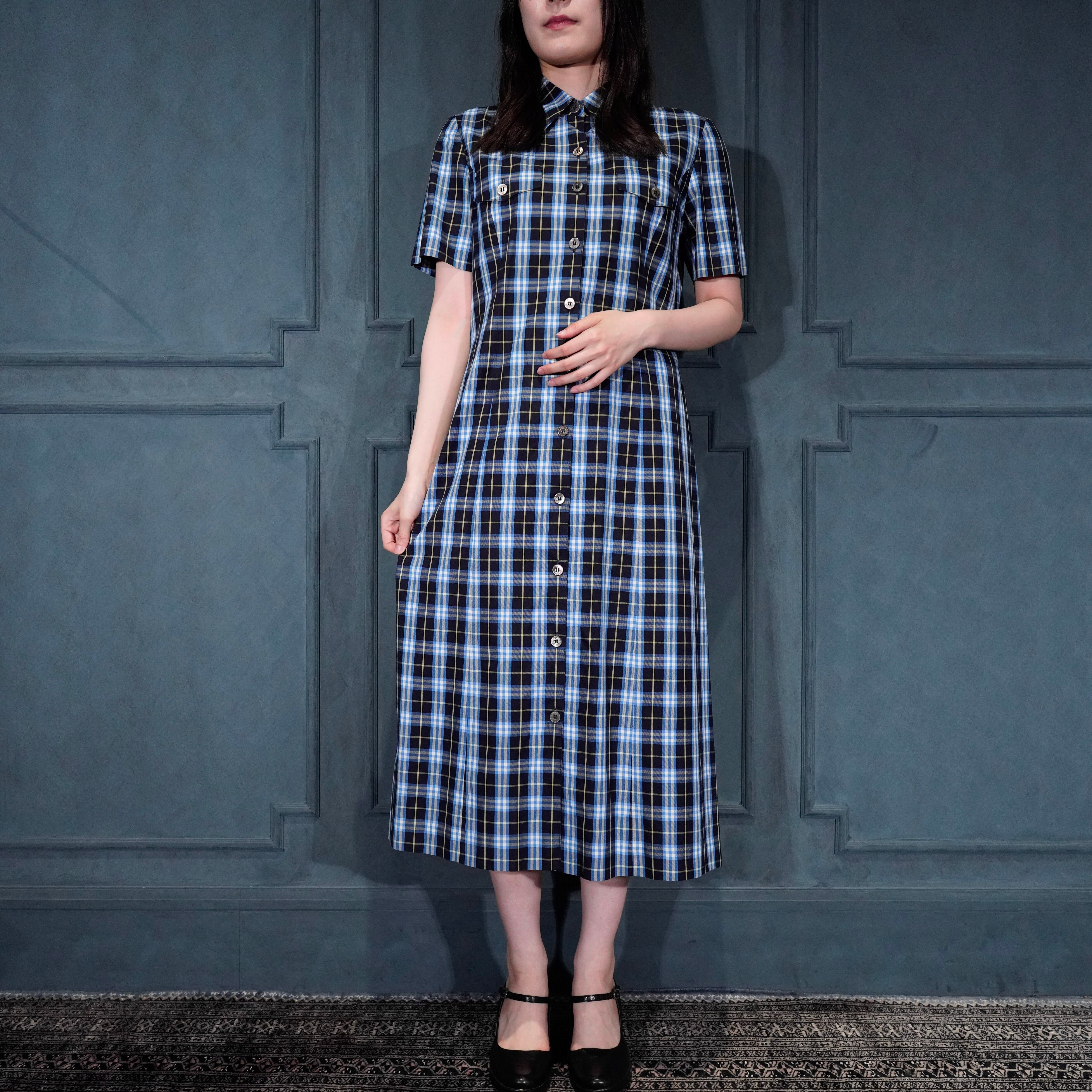 BURBERRY BLUELABEL チェックワンピース BURBERRY バーバリーブルー