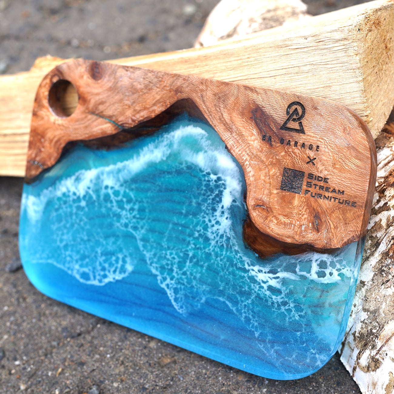 Resin Cutting Board「EARTH BOARD」- Ver ZENIBAKO | 8A GARAGE
