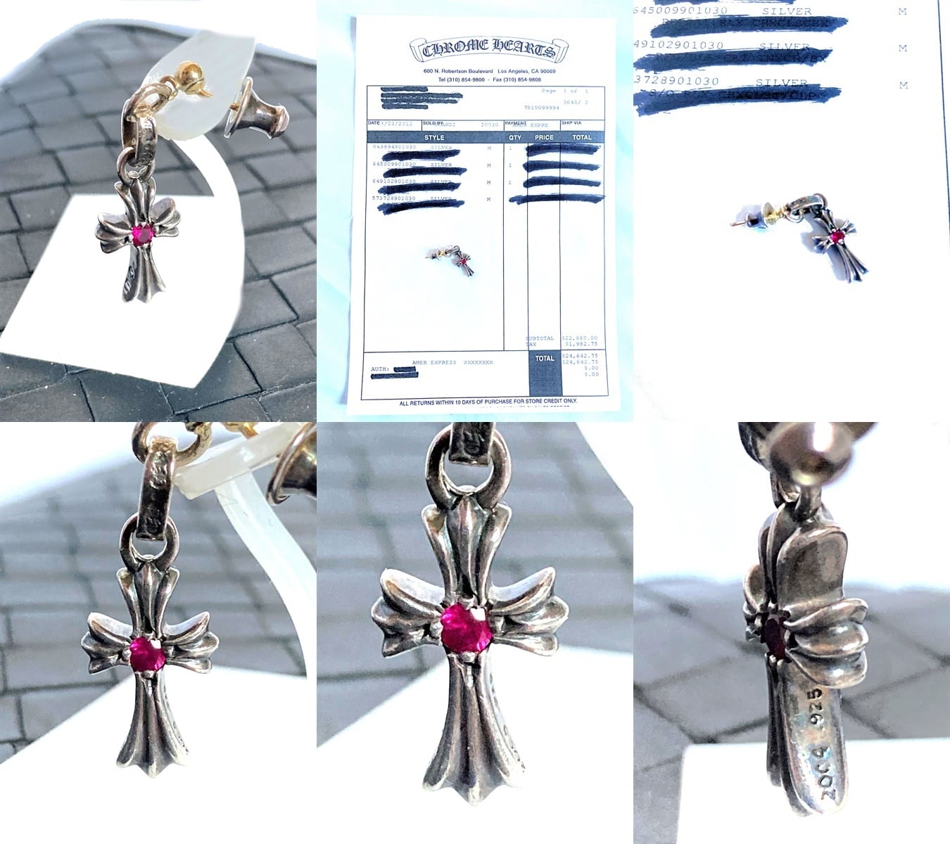 インボイス付き クロムハーツ CHROME HEARTS CHクロス ベビーファット