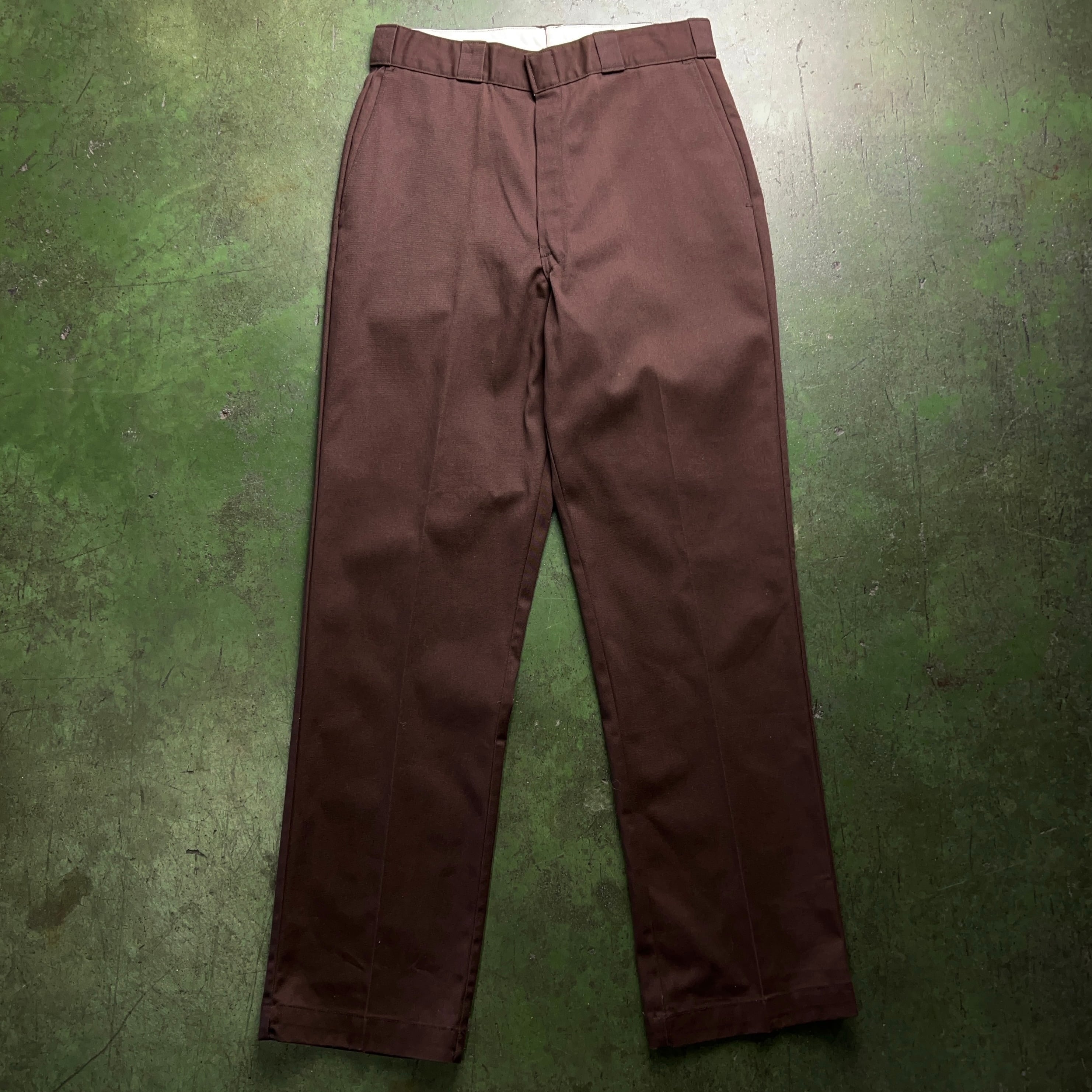 80's Dickies Brown Work Pants W34 80年代 ディッキーズ ブラウン