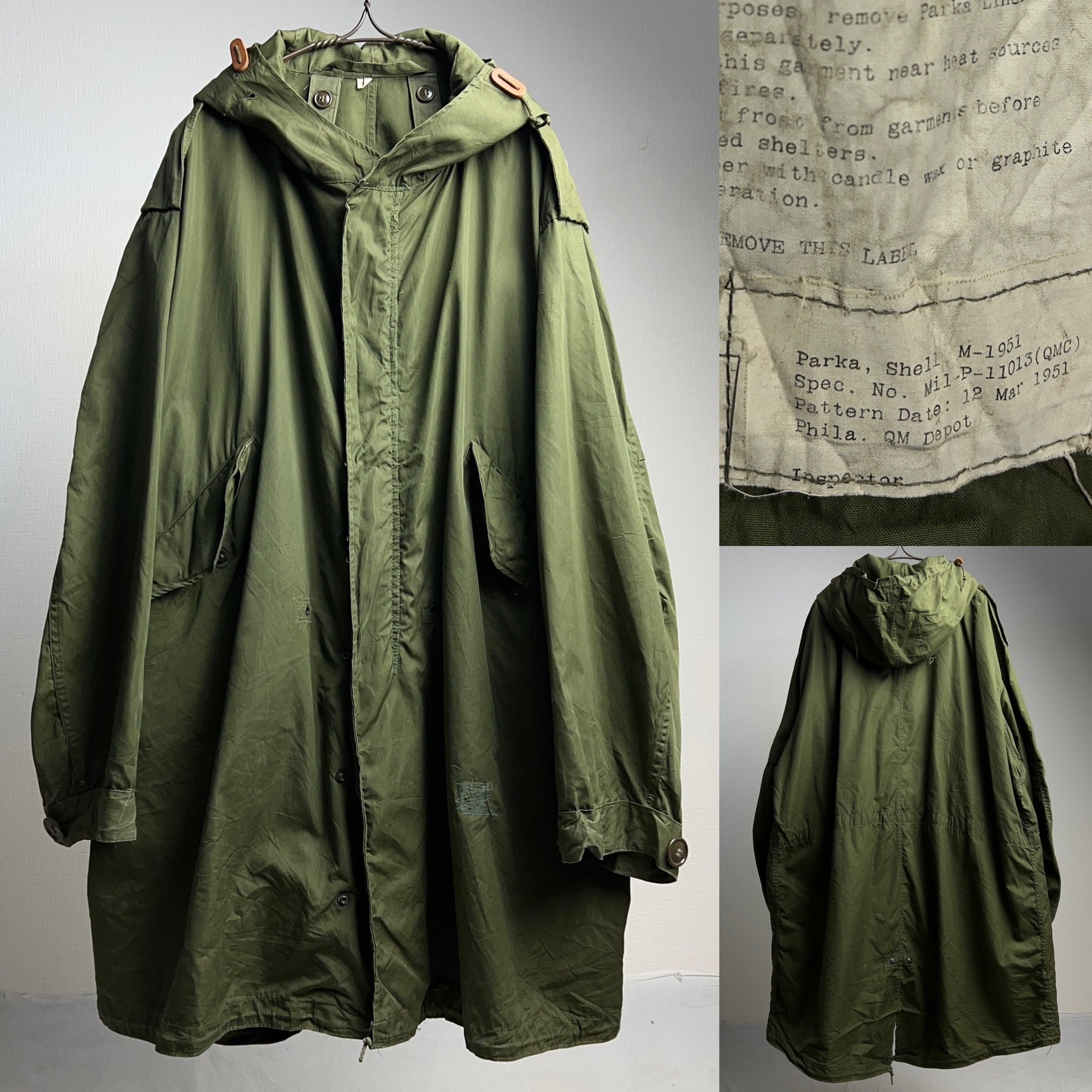 1950's U.S.ARMY M-51 Field Parka 50年代 アメリカ軍 フィールド
