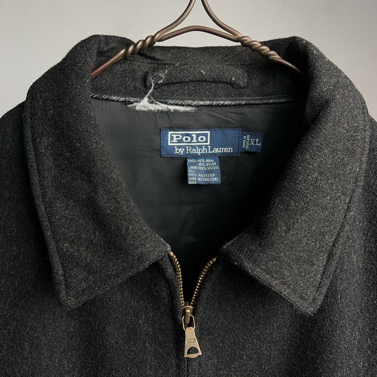 90's~ Polo by Ralph Lauren Zip Up Wool Jacket 90年代 00年代 ポロ
