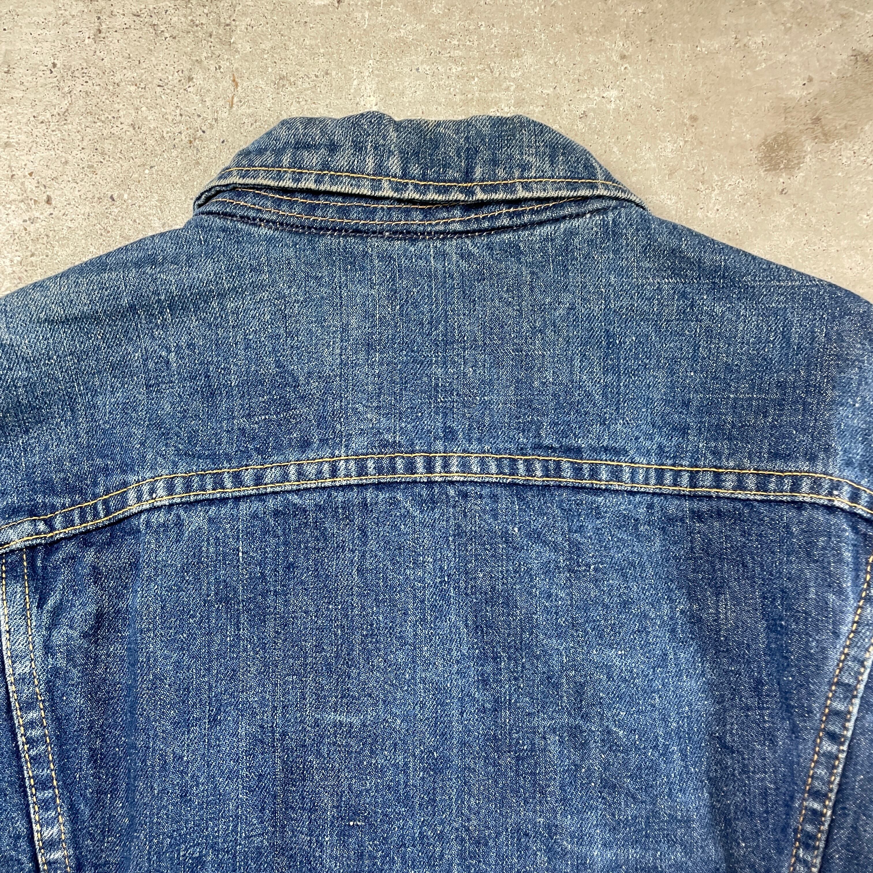 70〜80年代 ベルギー製 ユーロ Lee リー デニムジャケット メンズM相当
