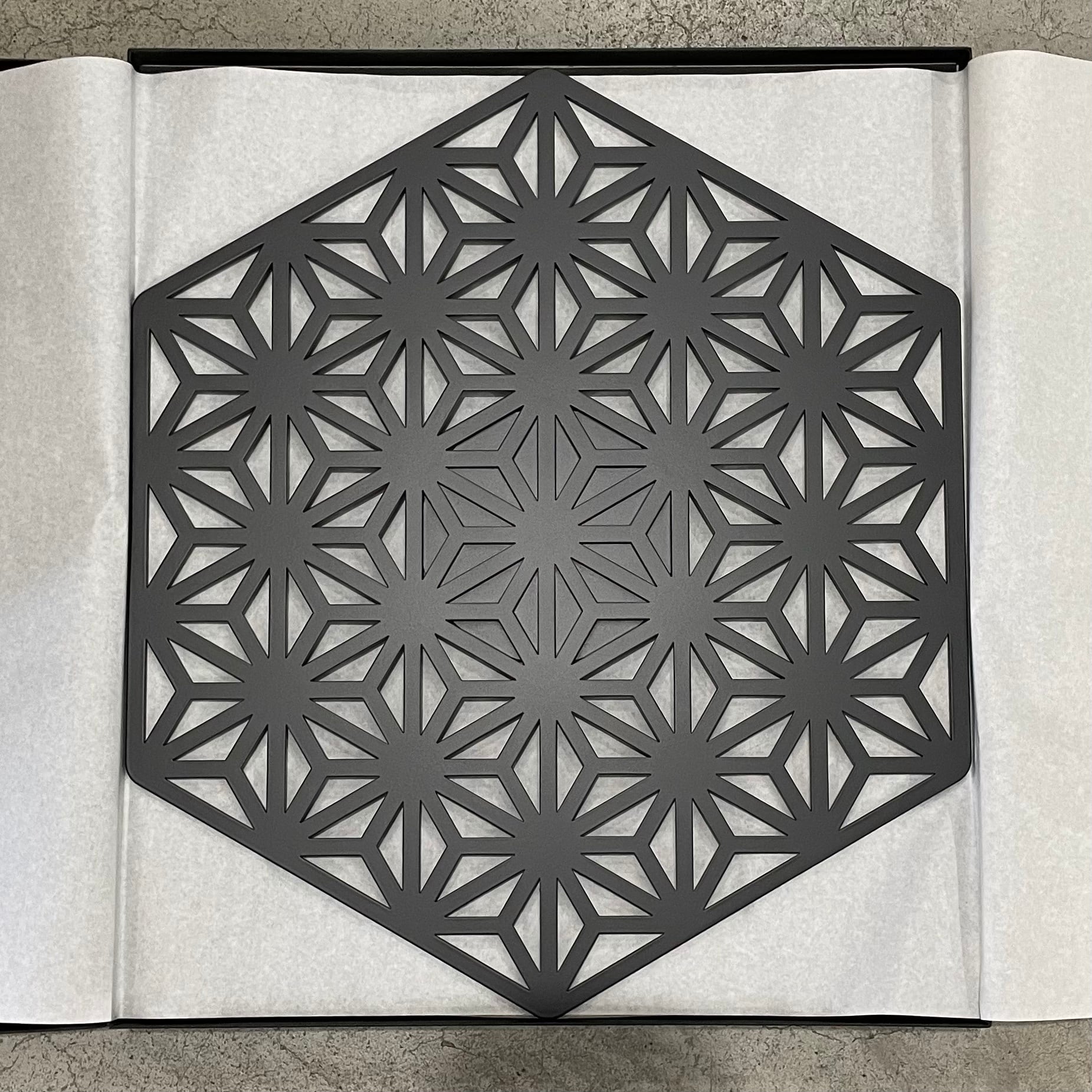 山のU asa of hexa（天板）mat black | sproutzero