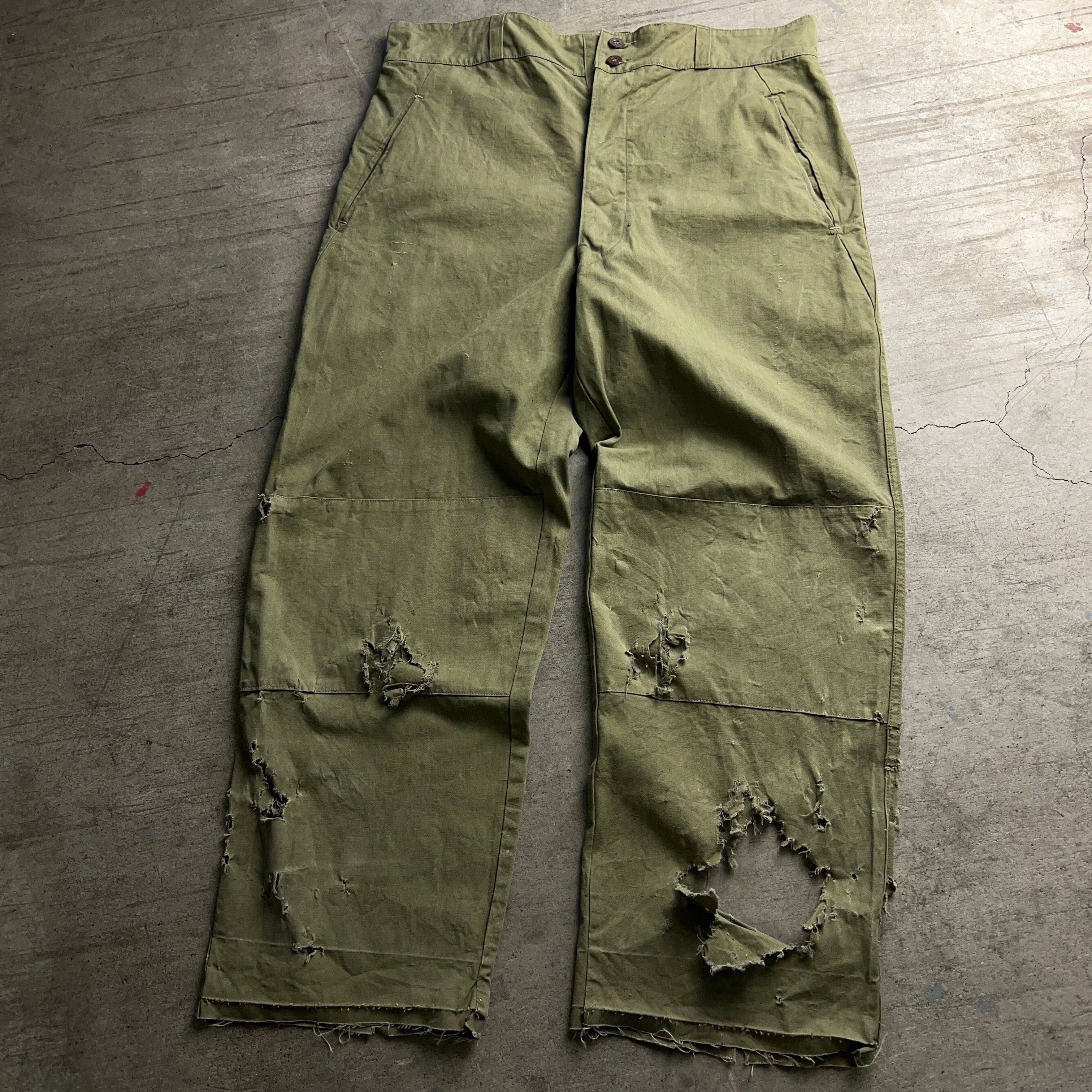1950's M-47 Cargo Pants BORO French Military 50年代 フランス軍