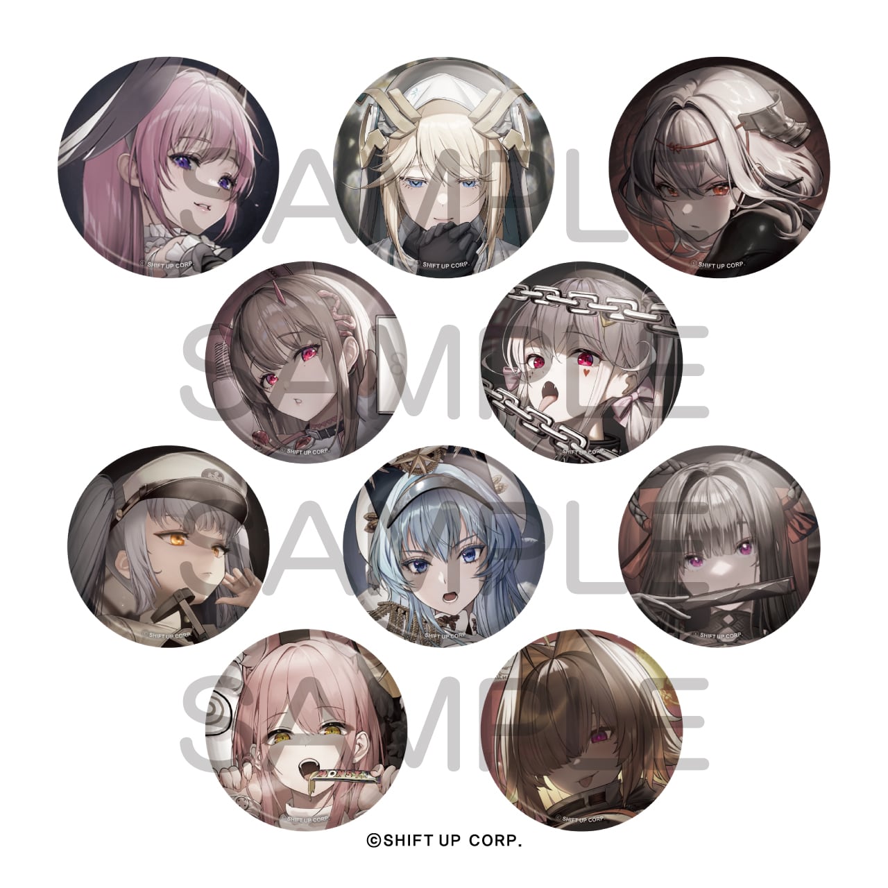 NIKKE BURST COLLECTION缶バッジ Vol.2 BOX 全10種 | あるじゃんマーケット