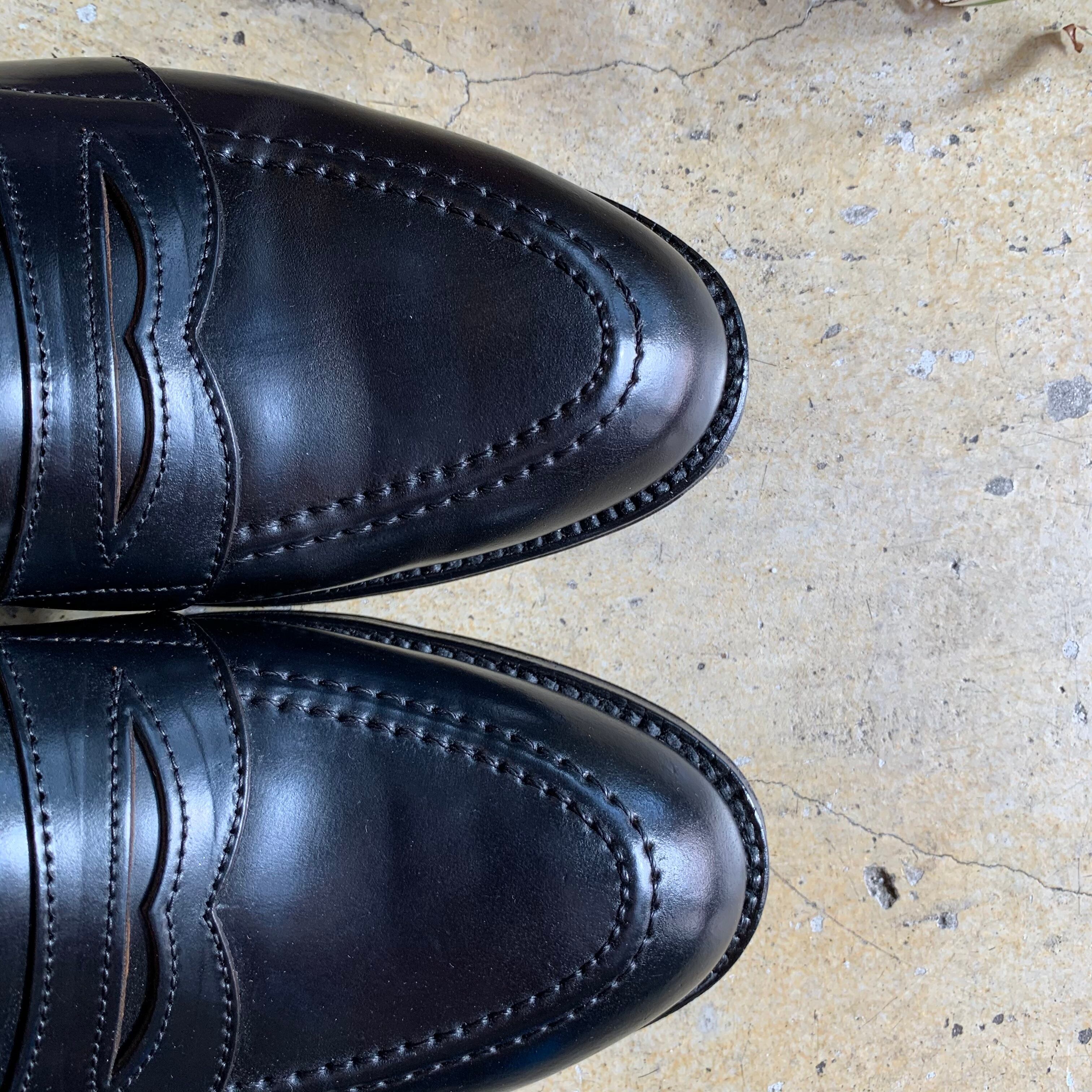 Brooks Brothers x Alden Full Strsp Penny Loafer 9D/ Black Shell
