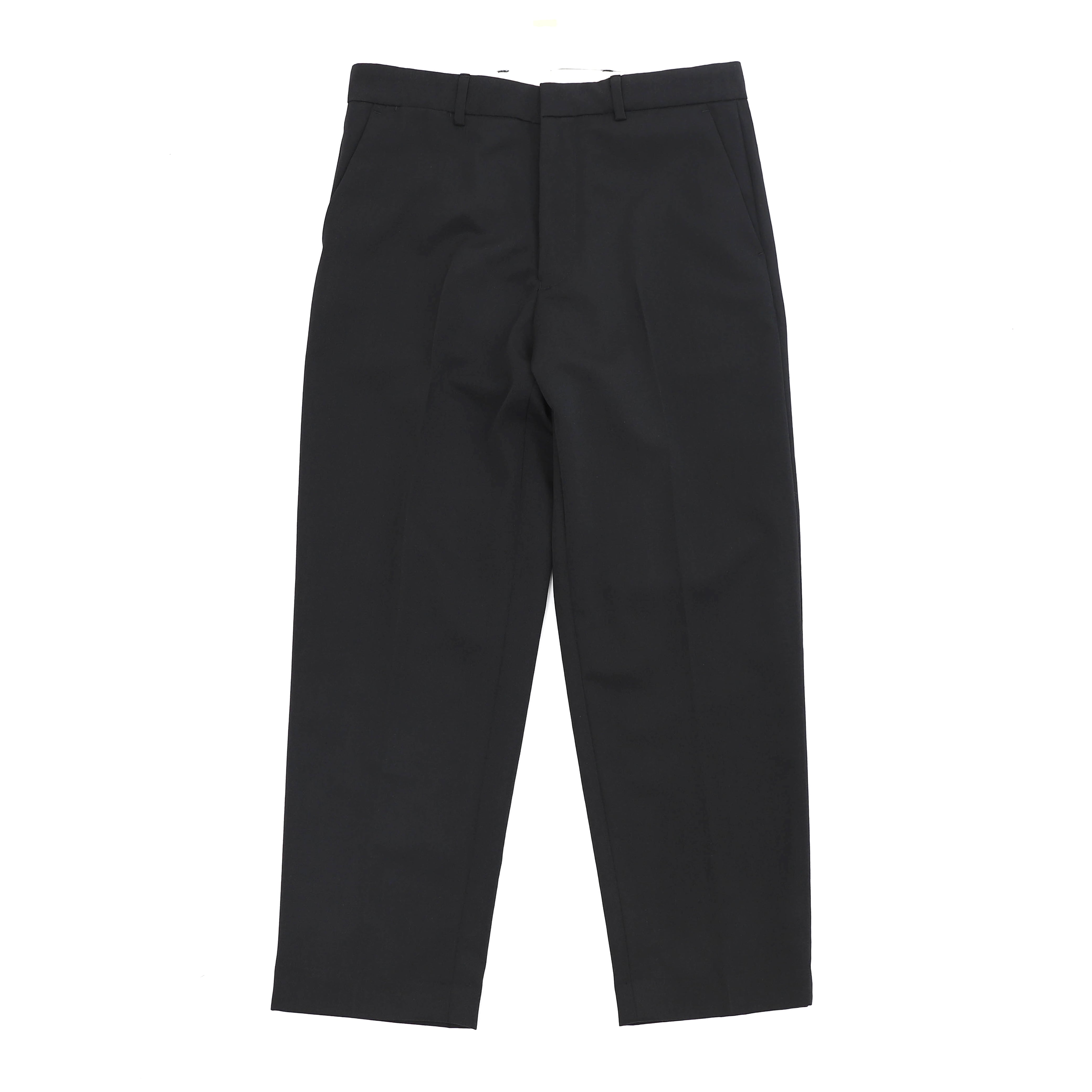 Wool Gabardine Dress Trousers (black) | OVY