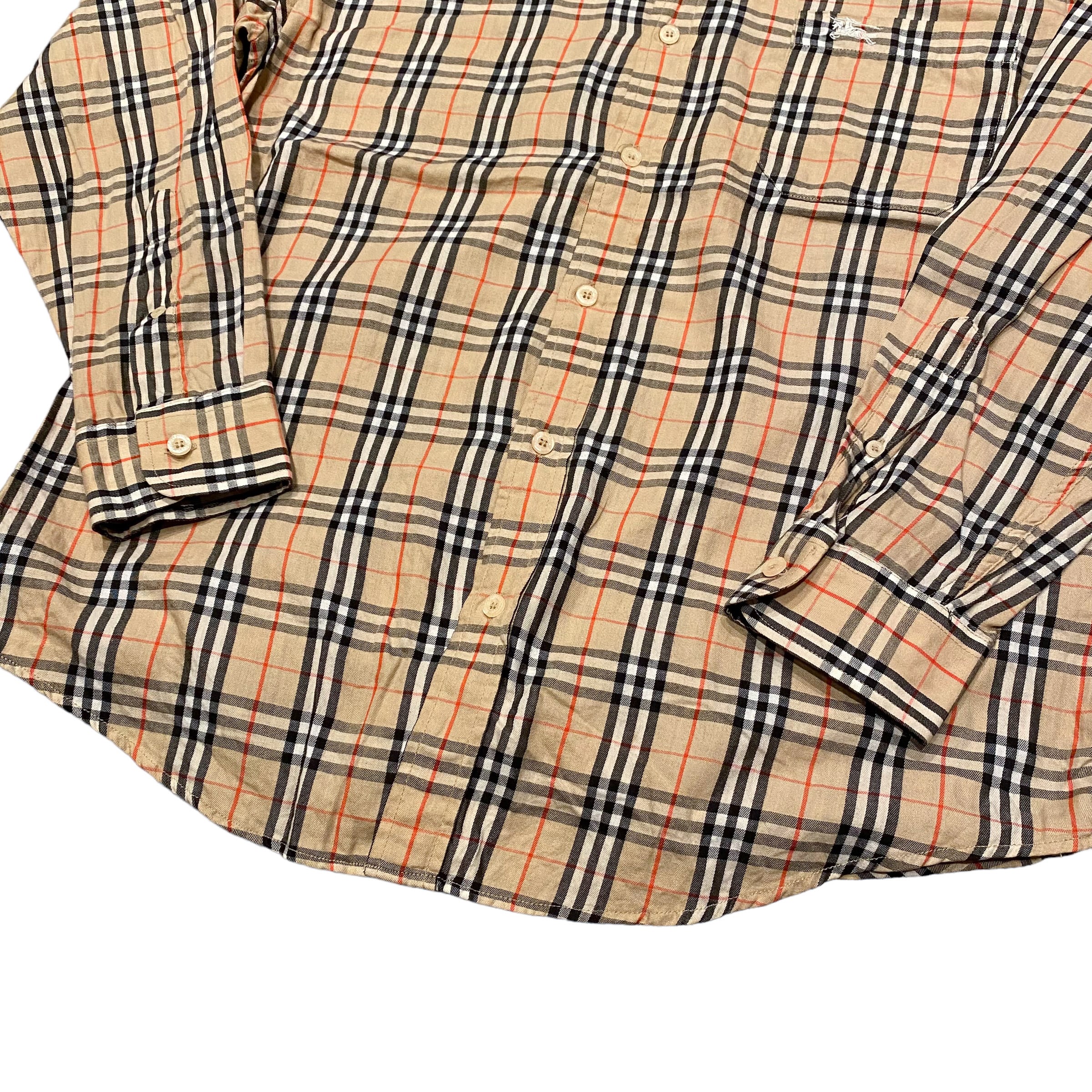 Old Burberry's Nova Check Shirt L / オールド バーバリー ノバ