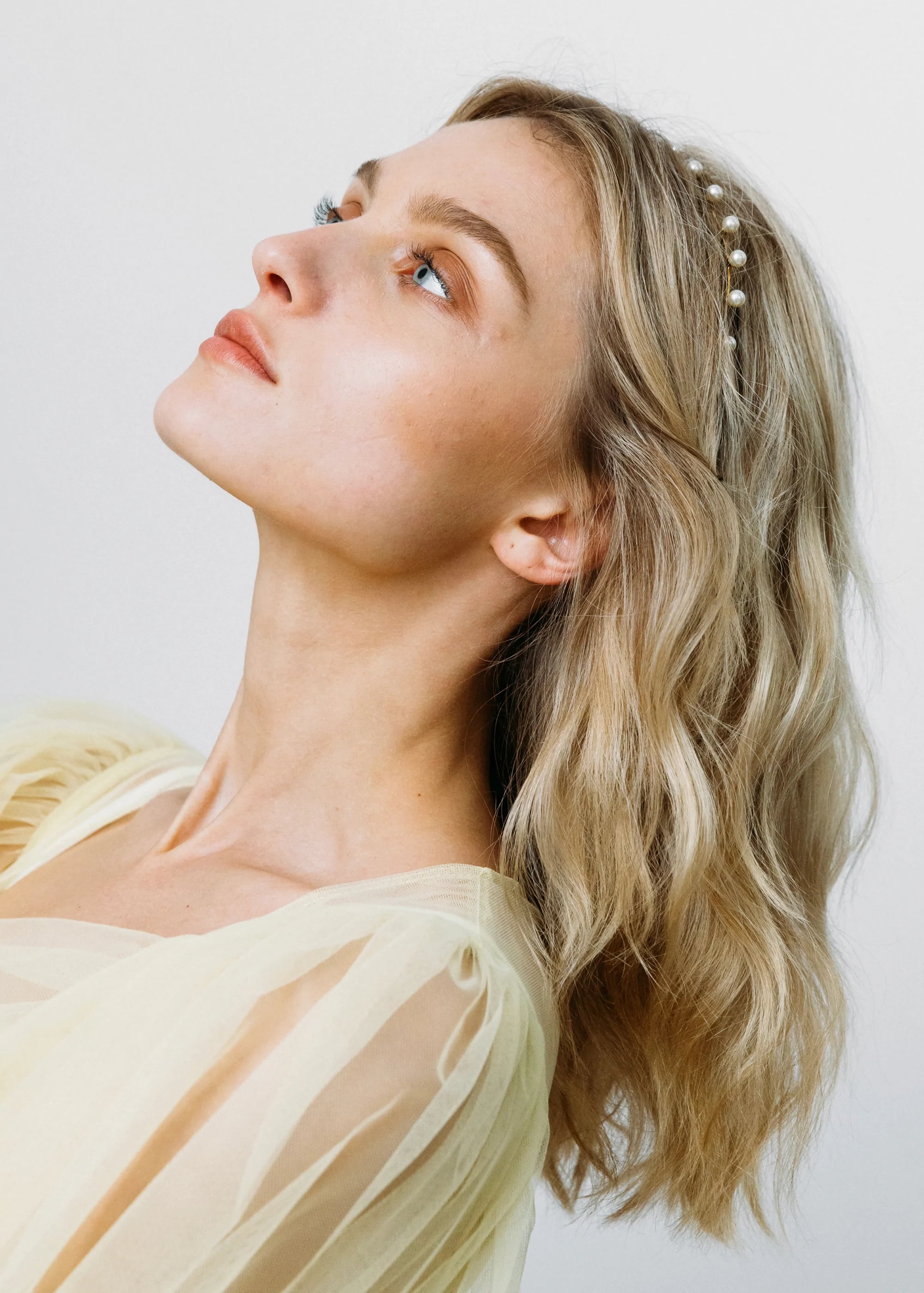 レンタルJennifer Behrジェニファーベア Iris Skinny Headband-Pearl