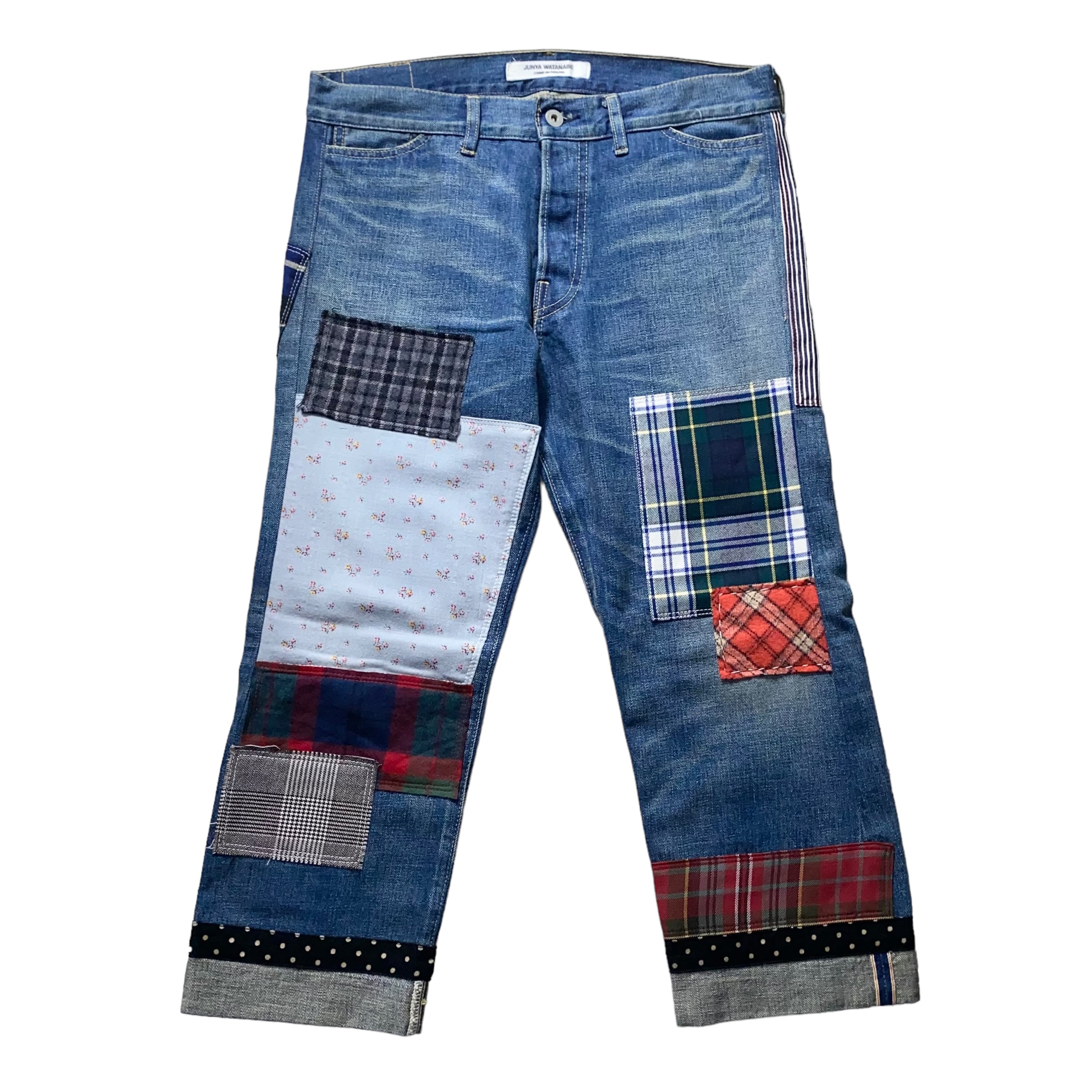 JUNYA WATANABE COMME des GARCONS patchwork denim pants | NOIR ONLINE