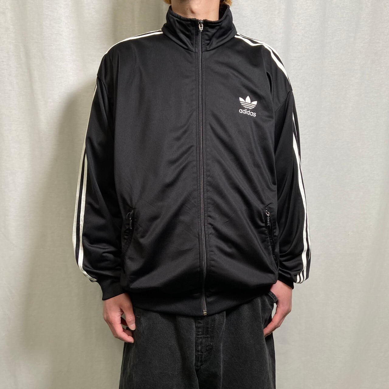 80年代 adidas アディダス トラックジャケット メンズL相当 古着 80s