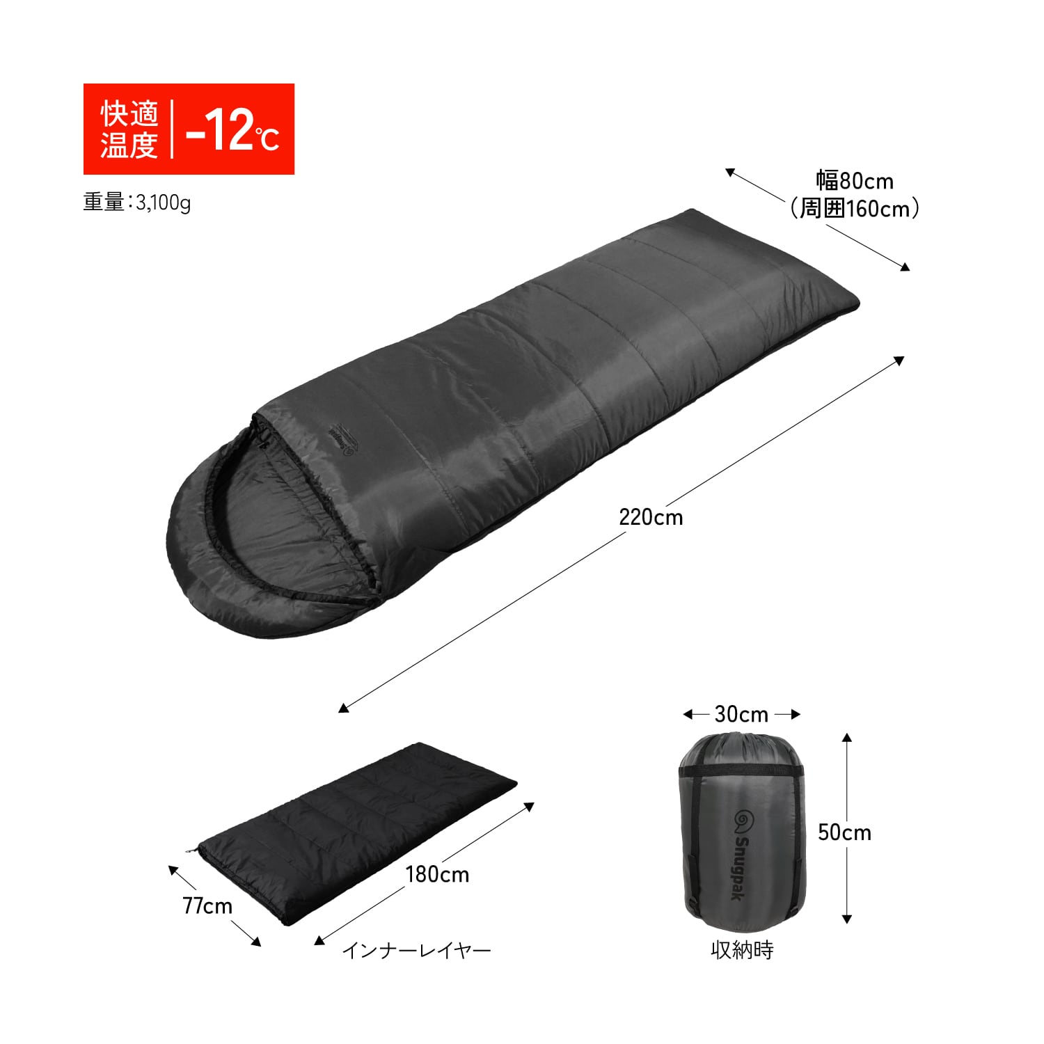 Snugpak スナグパック ベースキャンプ スリープシステム スクエア