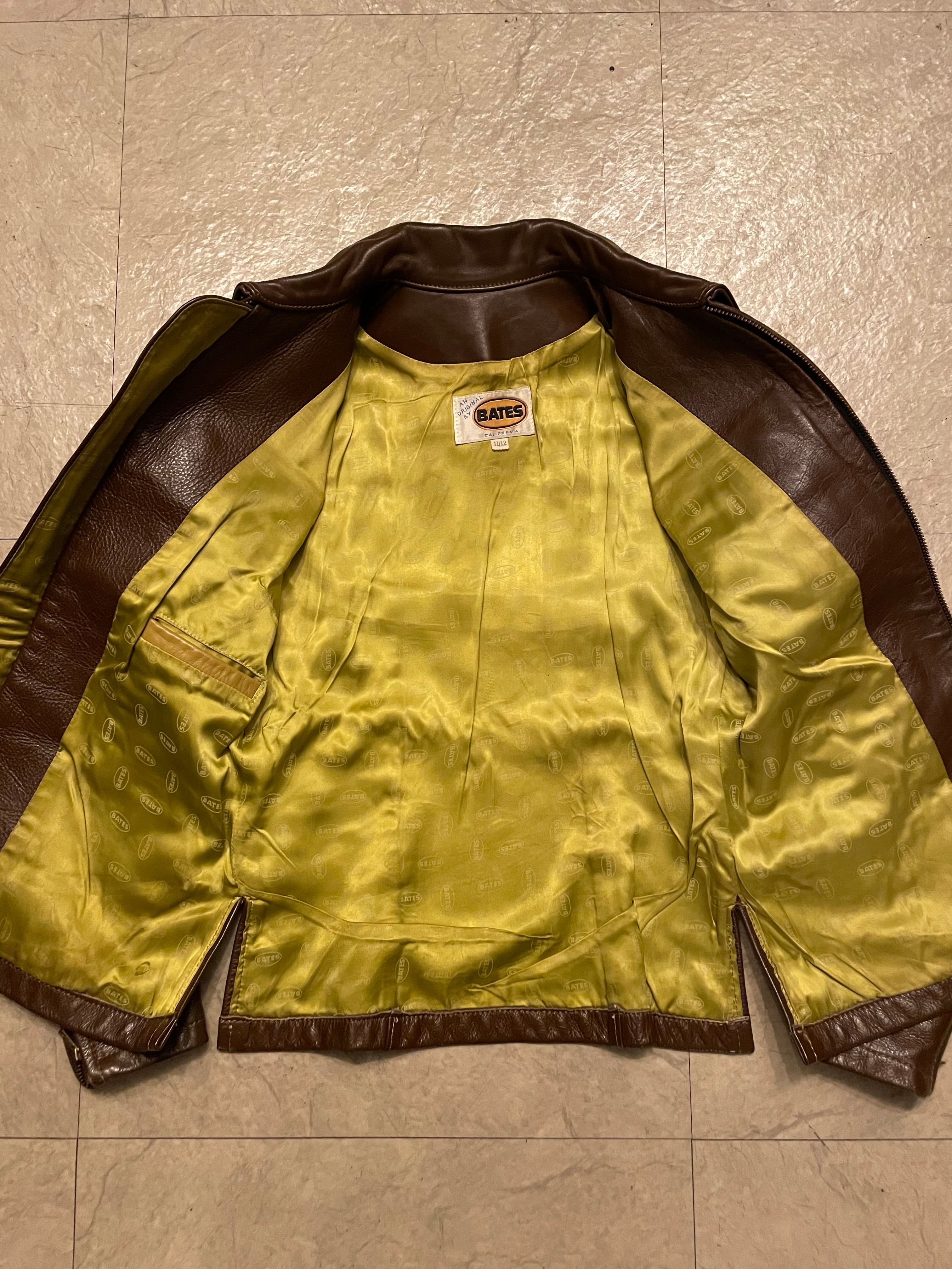 希少な襟付き!! 70年代 vintage BATES ベイツ レザージャケット
