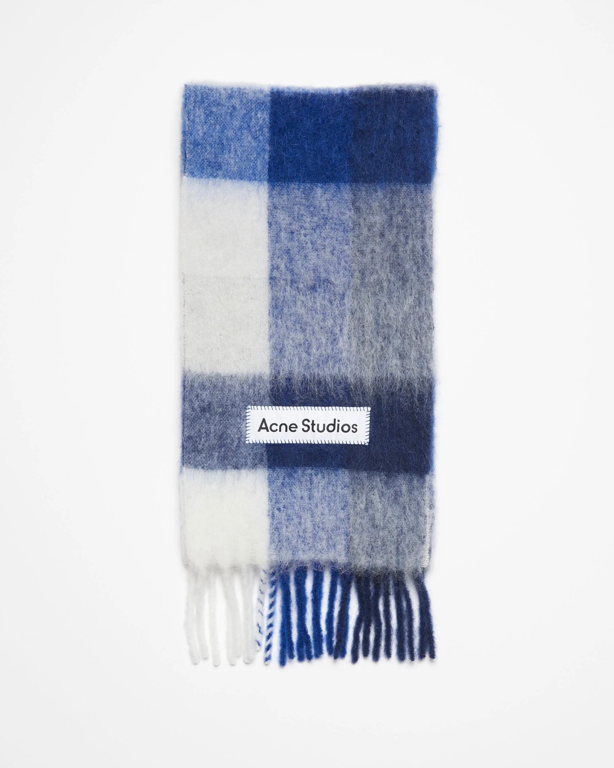 ACNE STUDIOS 】モヘアチェックスカーフ | idealclasse
