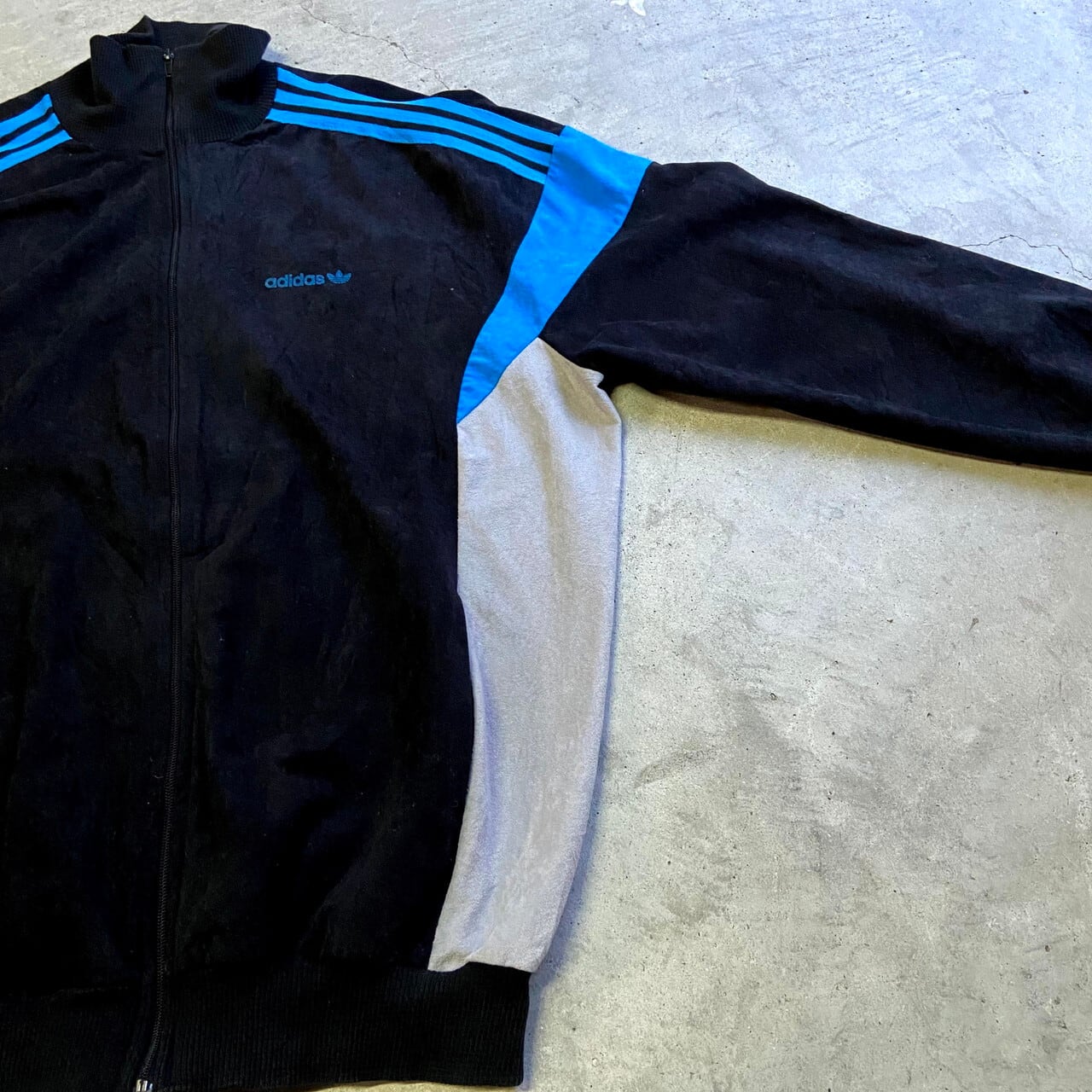 80年代 フランス製 adidas アディダス ベロアジャージ トラック