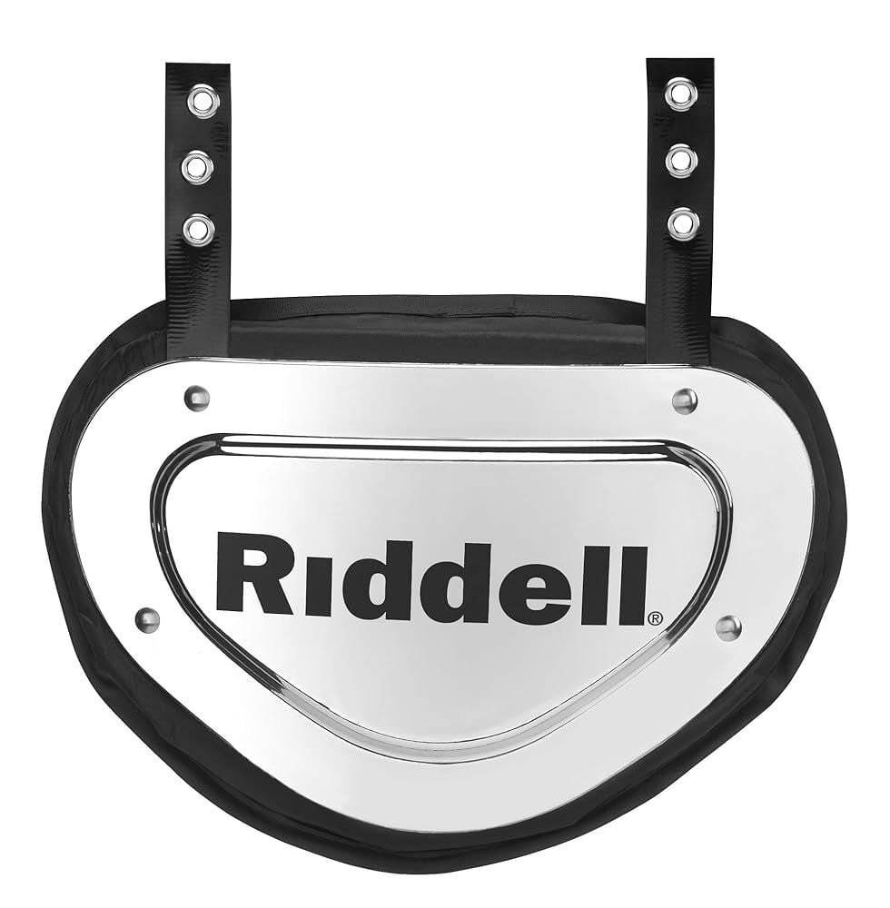 国内在庫】Riddell バックプレート プレミアムクローム アメフト