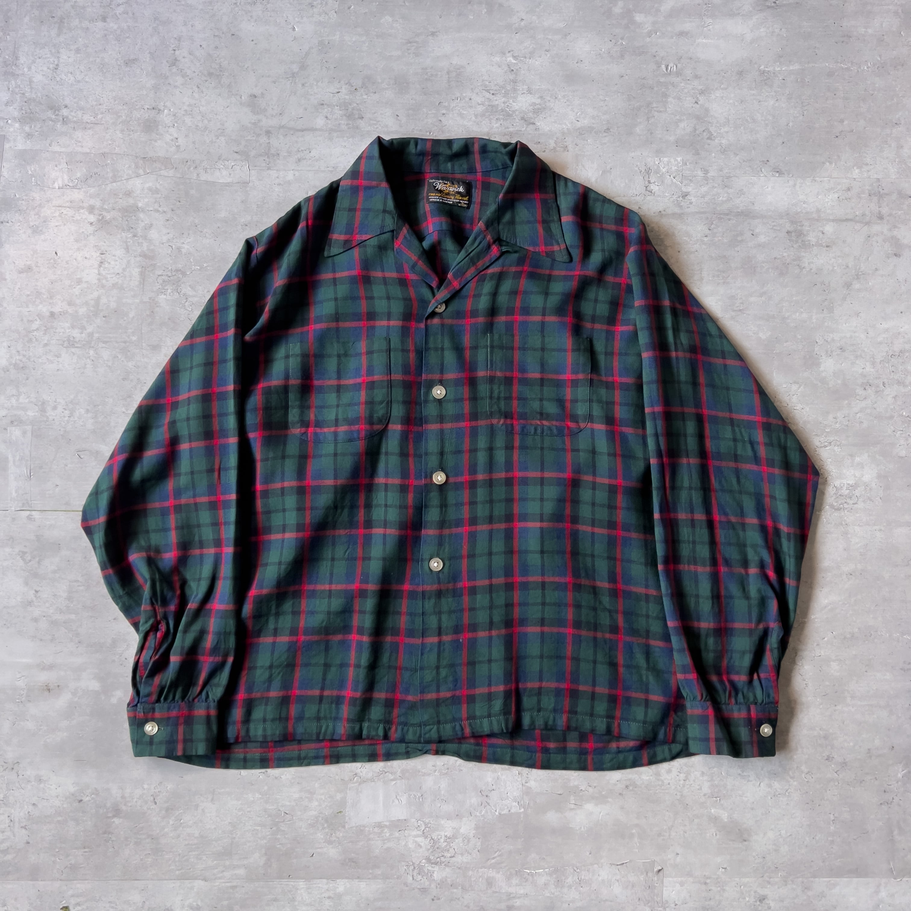 50-60s Lanier by oxford L⁄S 60S/Lainer/ボックスシルエット/オープン