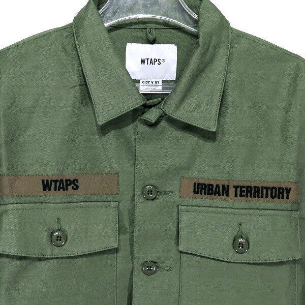 ダブルタップス WTAPS シャツ 20AW BUDS/LS/COTTON. SATIN 202BRDT