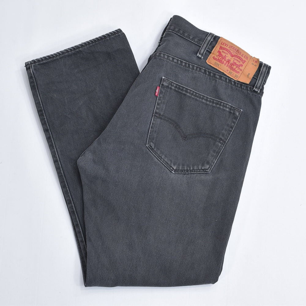 10s～ メキシコ製 Levi's501 リーバイス 後染め ブラックデニムパンツ