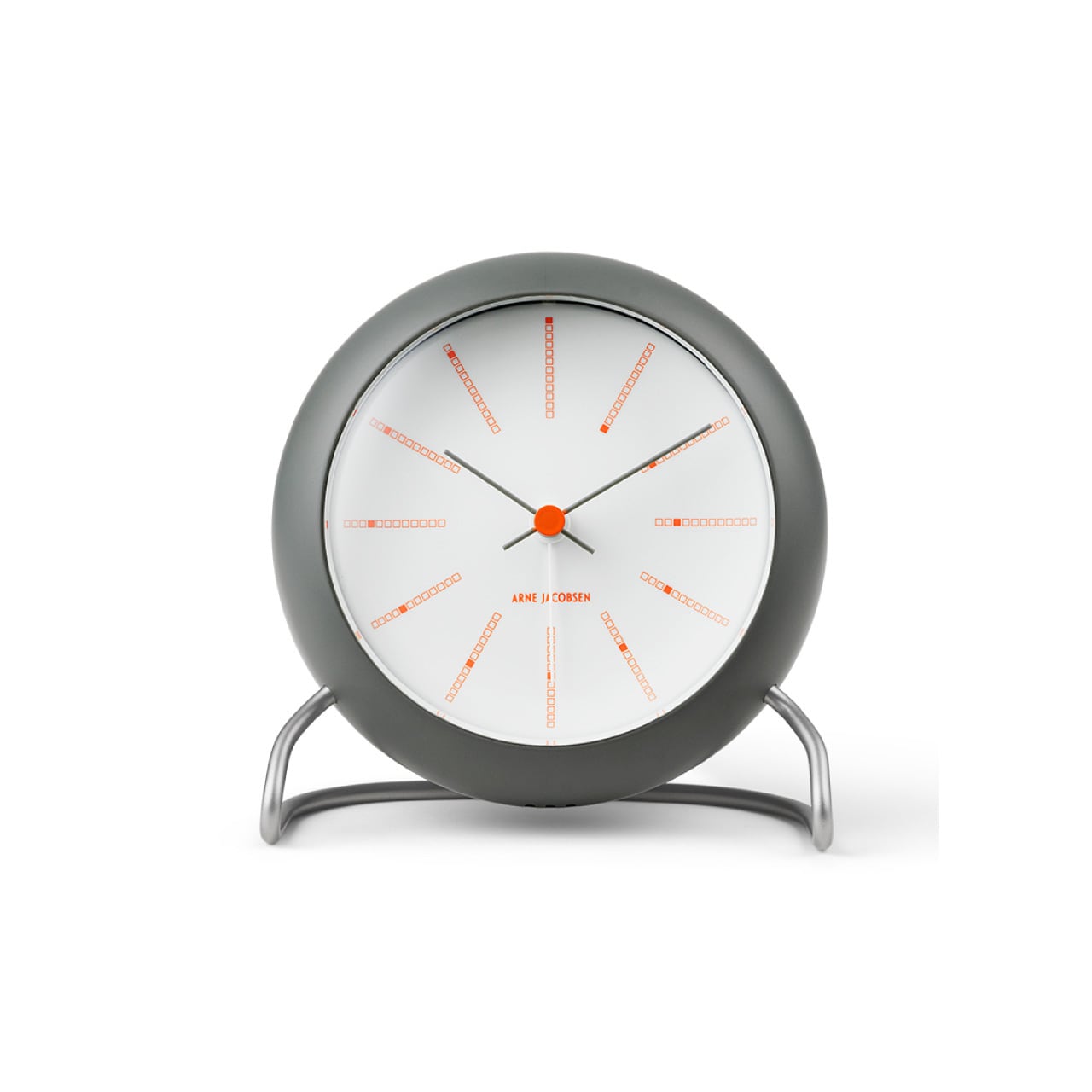 Table Clock / BANKERS / Grey / Φ110mm / アラーム / スヌーズ / LED