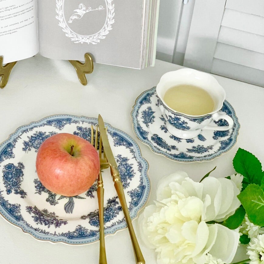 Toile de Jouy plate / トワルドジュイ プレート＜フルール＞ | BONNE