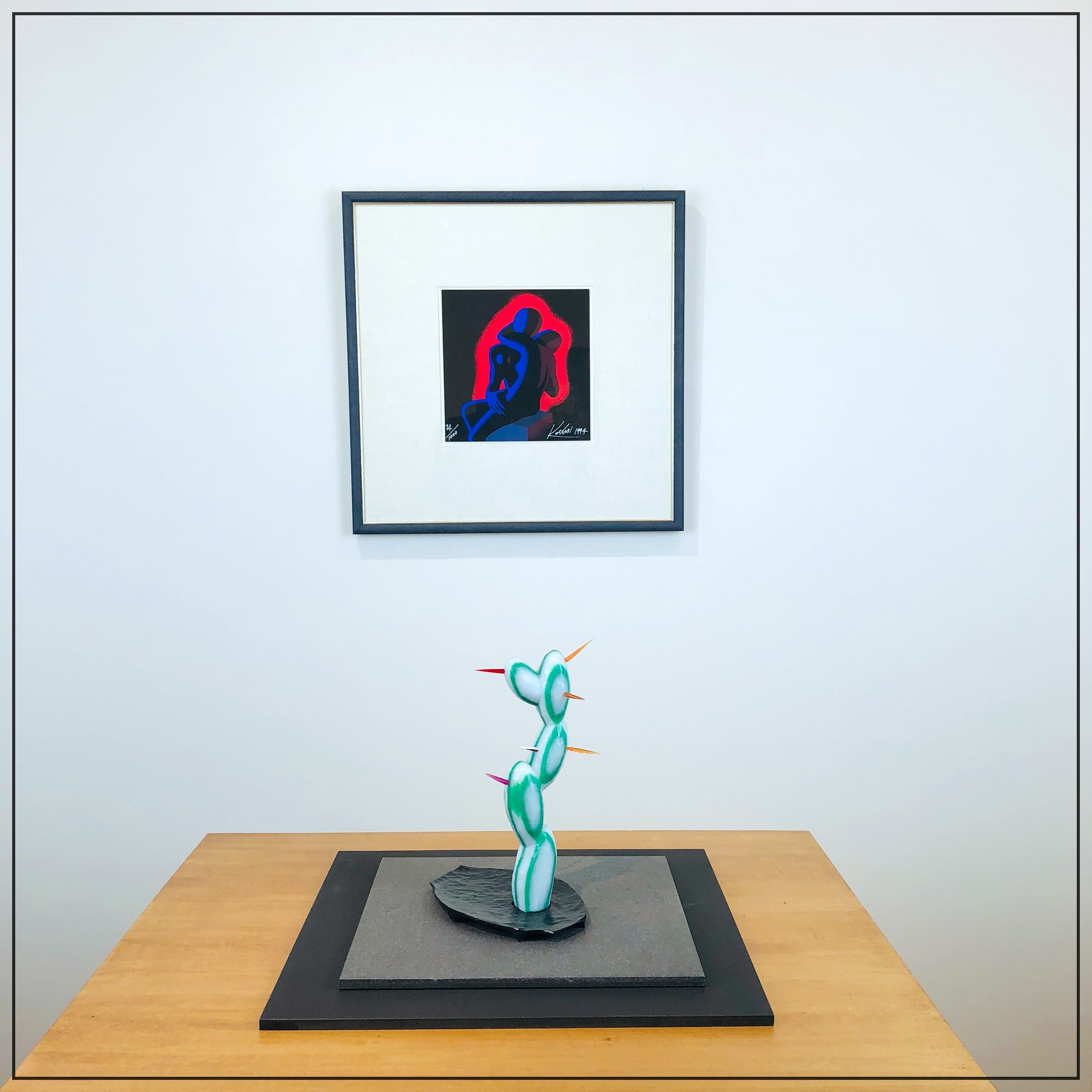 貴重一点物マークコスタビMARK KOSTABI 和紙に直筆デッサン1986 貴重