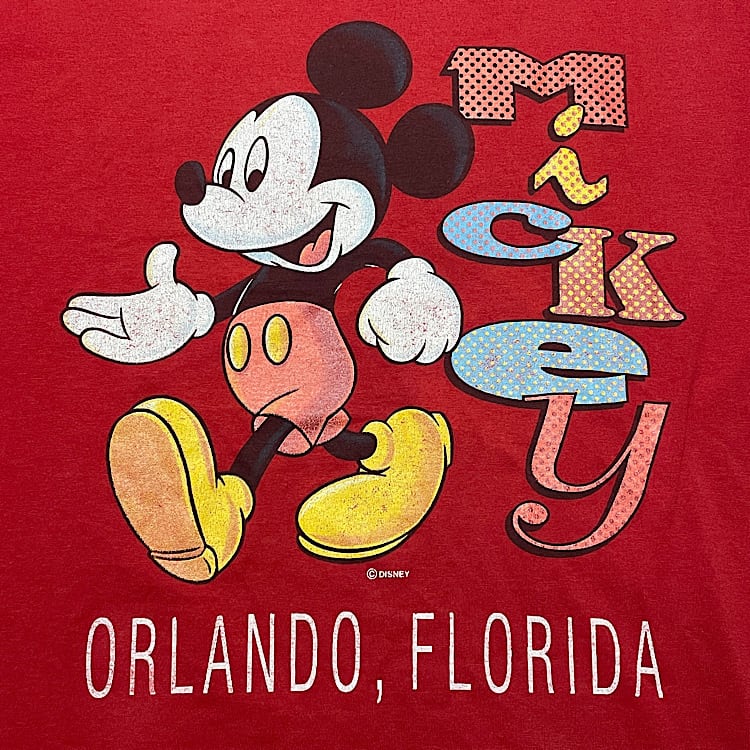 90s 00s ミッキーマウス ディズニー ビンテージ Tシャツ ビッグサイズ