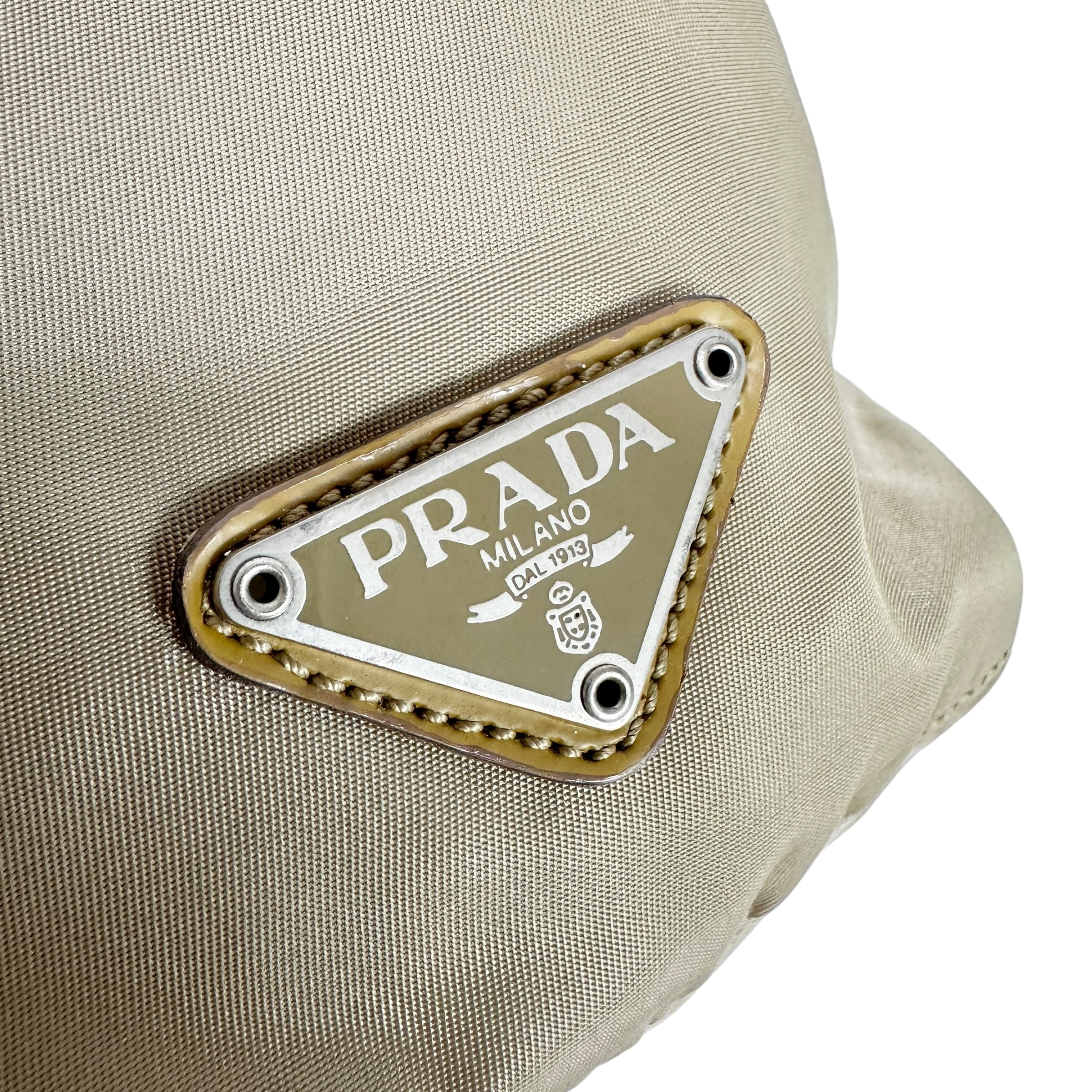 PRADA プラダ ナイロン 巾着ポーチ ベージュ 13299-202405 | rean