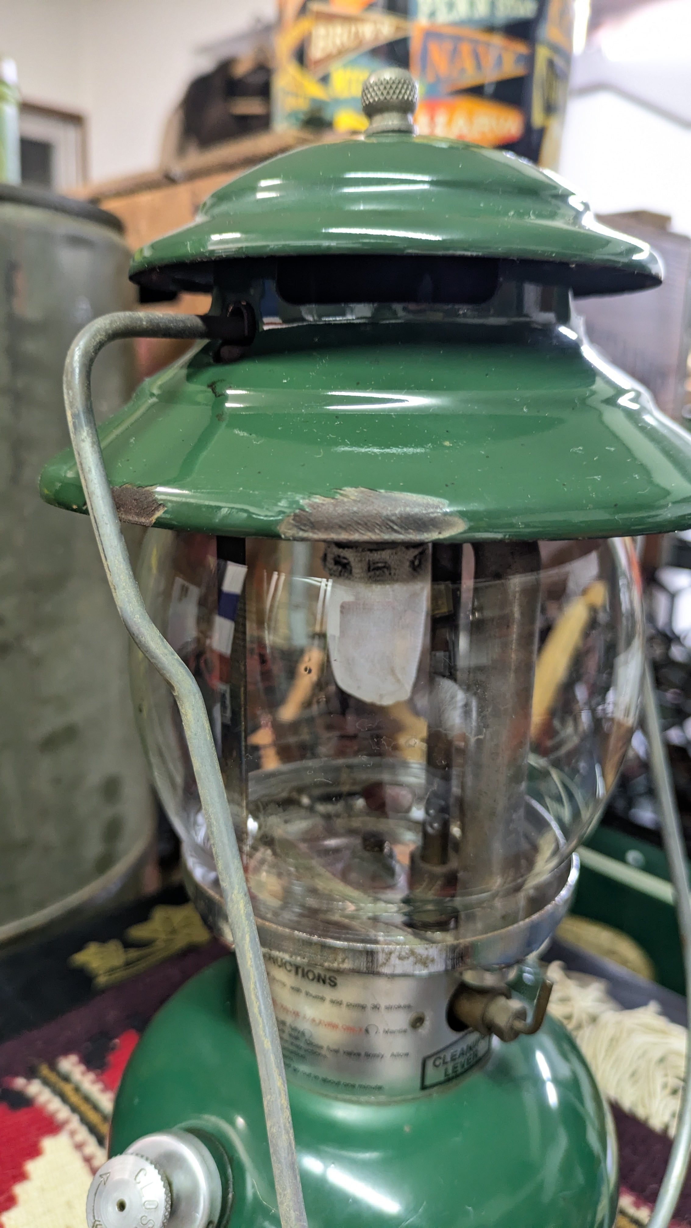 1980's Vintage Lantern Coleman 200A Lantern Green ビンテージ