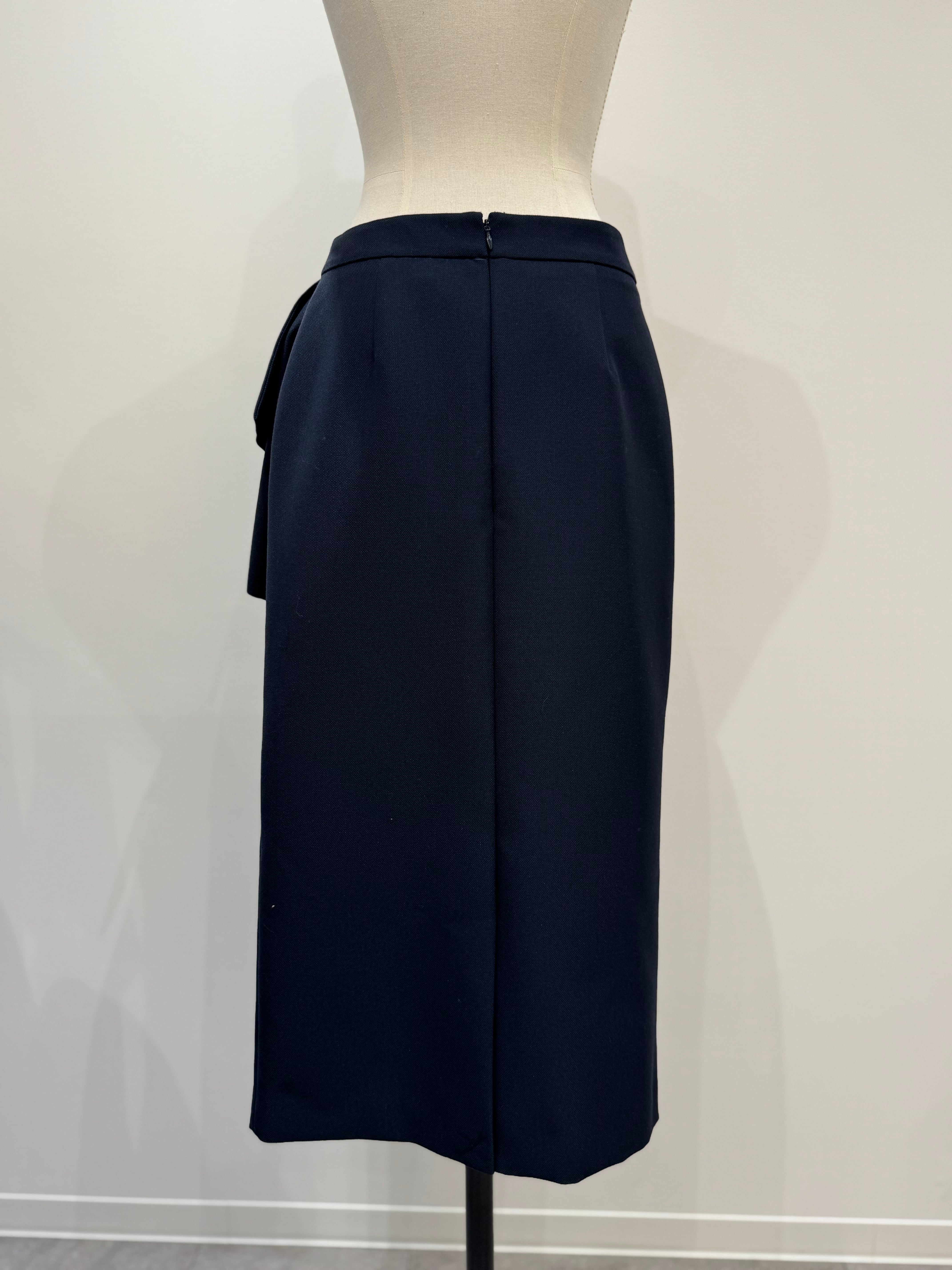 BORDERS at BALCONY RIBBON MIDI SKIRT ボーダーズアットバルコニー