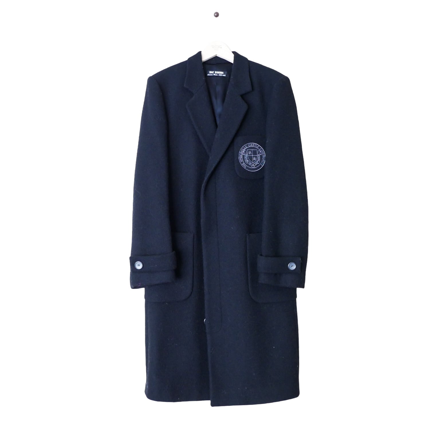 raf simons ラフシモンズ スクールコート チェスターフィールド サイズ