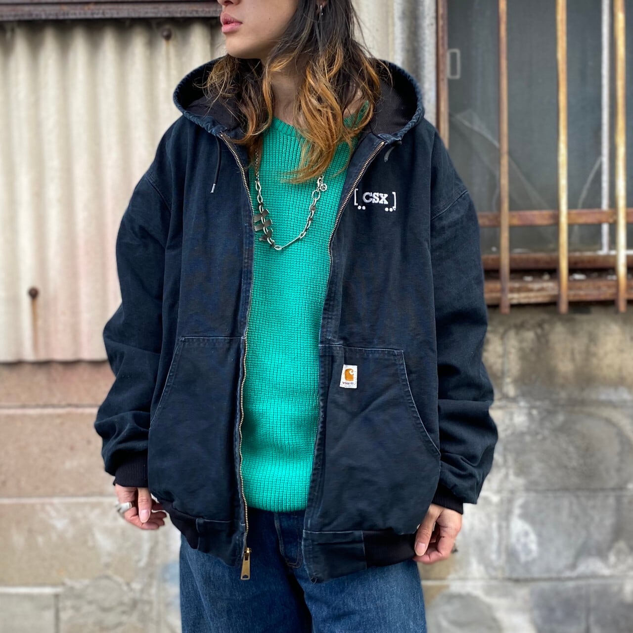 ビッグサイズ USA製 Carhartt カーハート アクティブジャケット メンズ