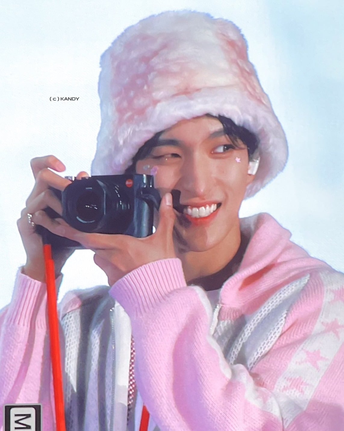 ☆SEVENTEEN ドギョム 着用！！【AWESOME NEEDS】FUR LAMPSHADE HAT