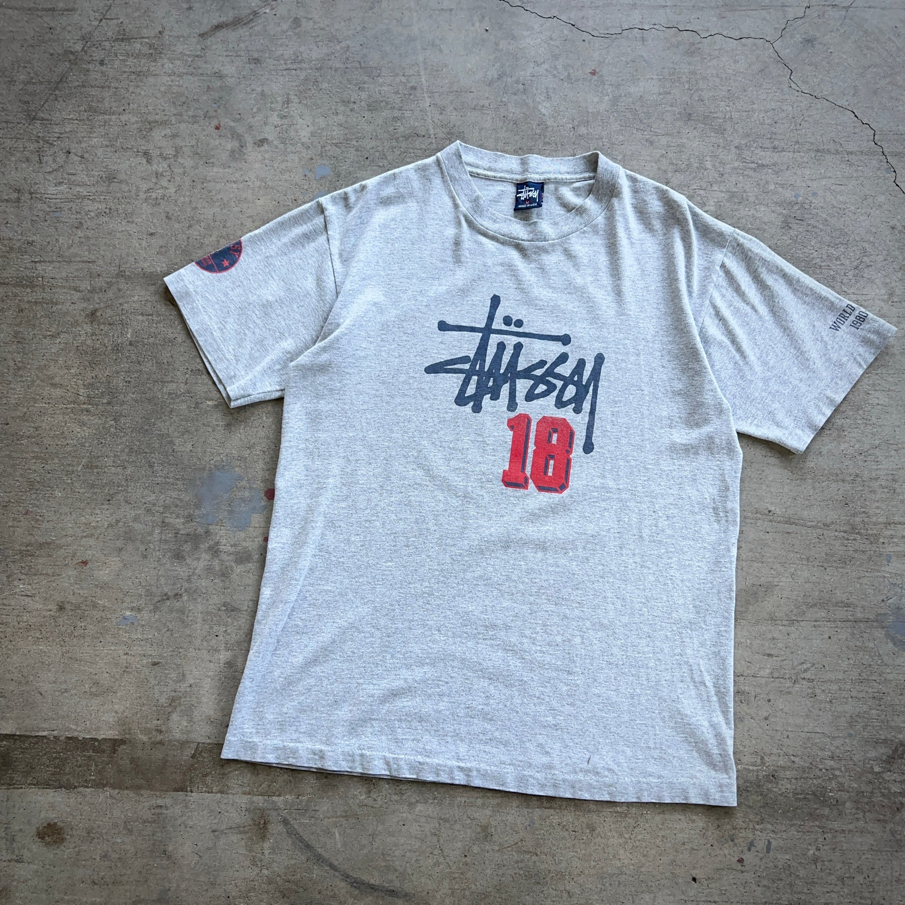 90's OLD STUSSY T-Shirt MADE IN USA SIZE M 90年代 オールド