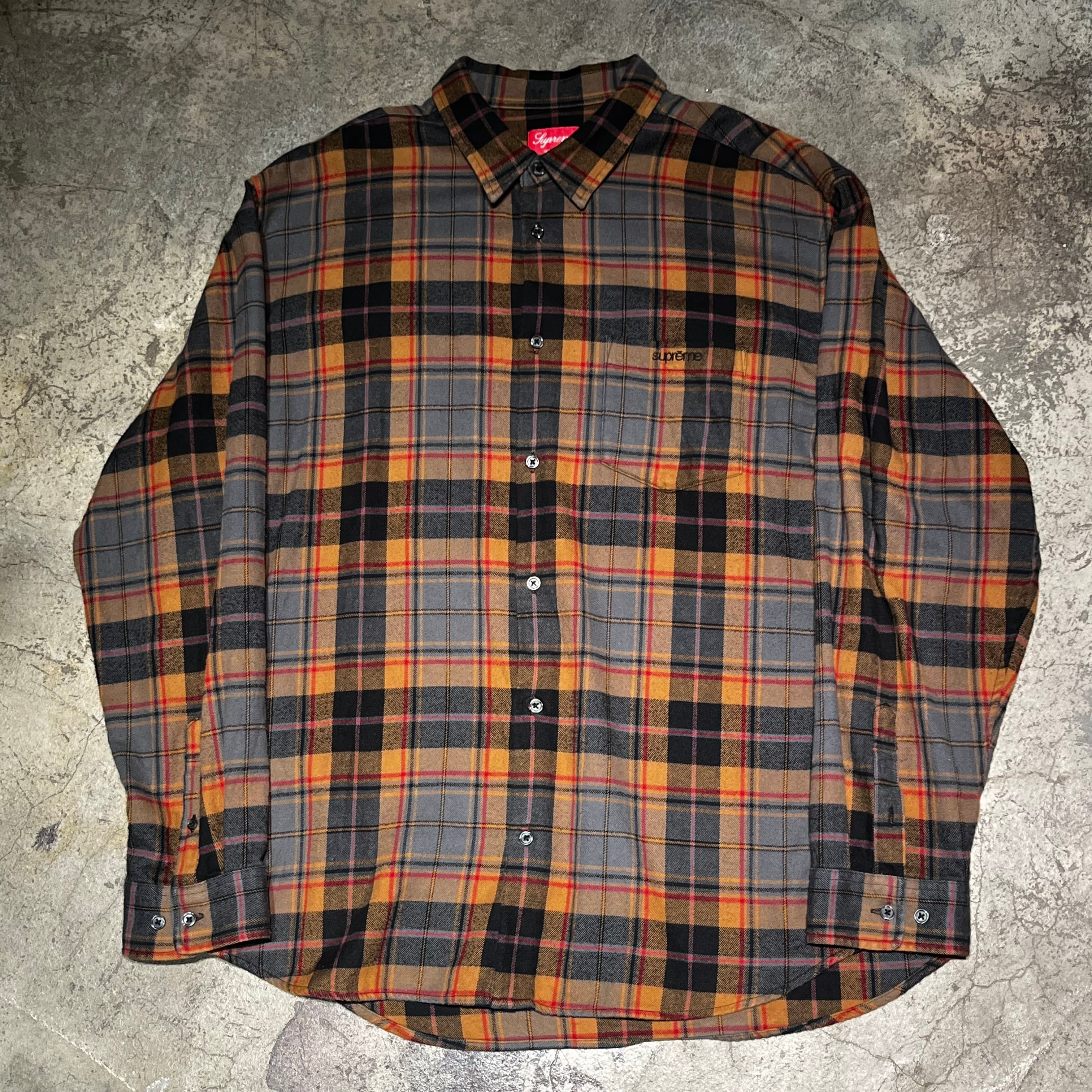 Supreme シュプリーム チェックシャツ ネルシャツ SIZE XL【表参道t
