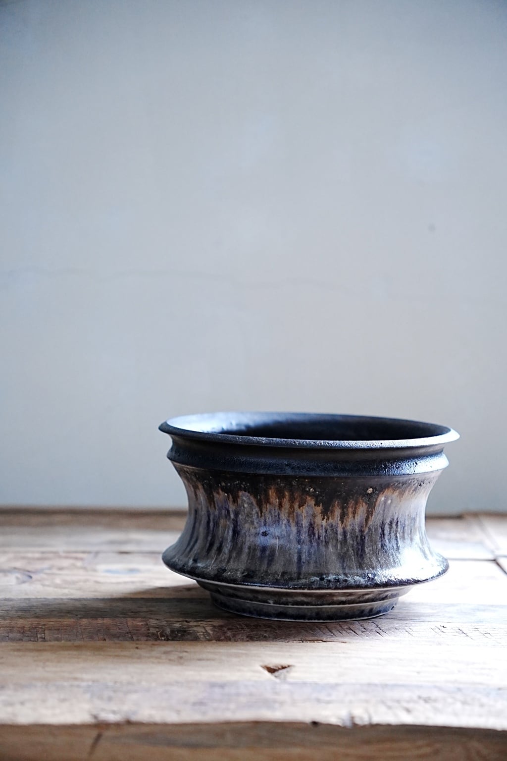 カタチ製作所 Mederu pot バレルTall Two tonesmoky