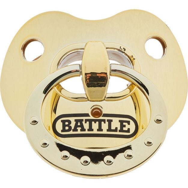BATTLE おしゃぶり型 マウスピース Binky ゴールド アメフト | END