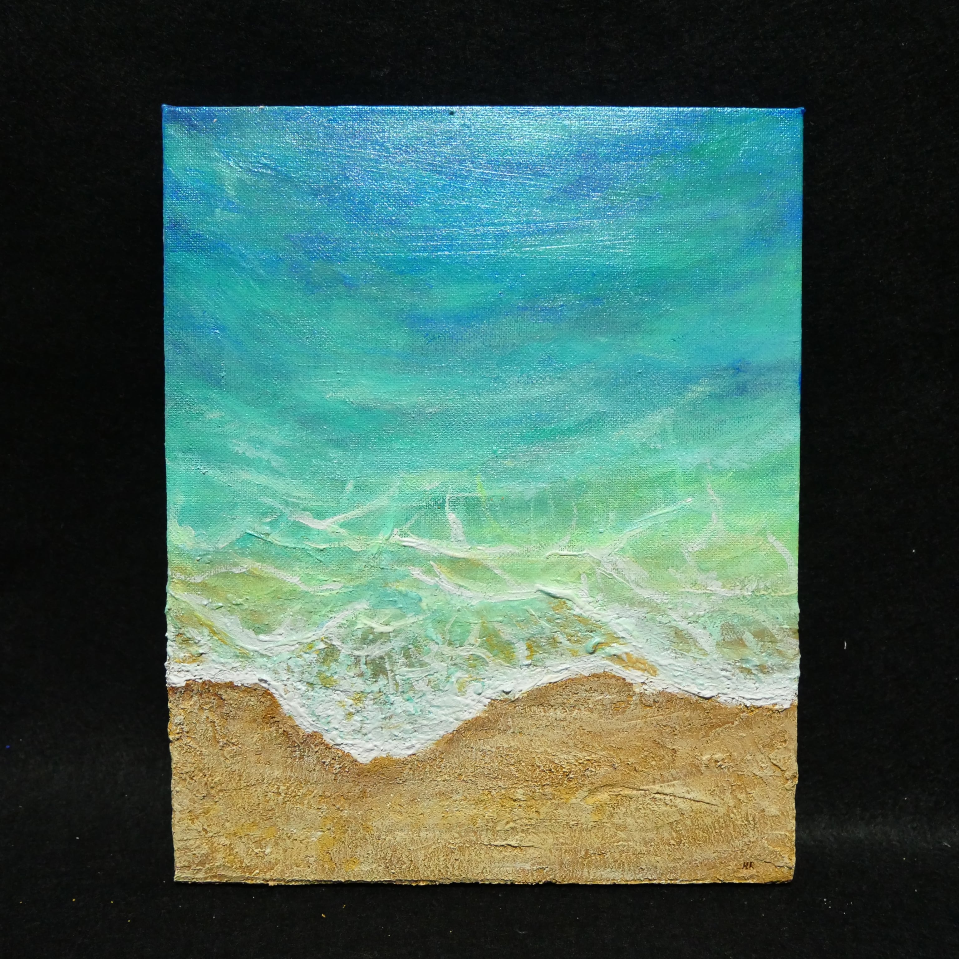油絵 絵画 【海の砂浜】 | HIROSHI1990