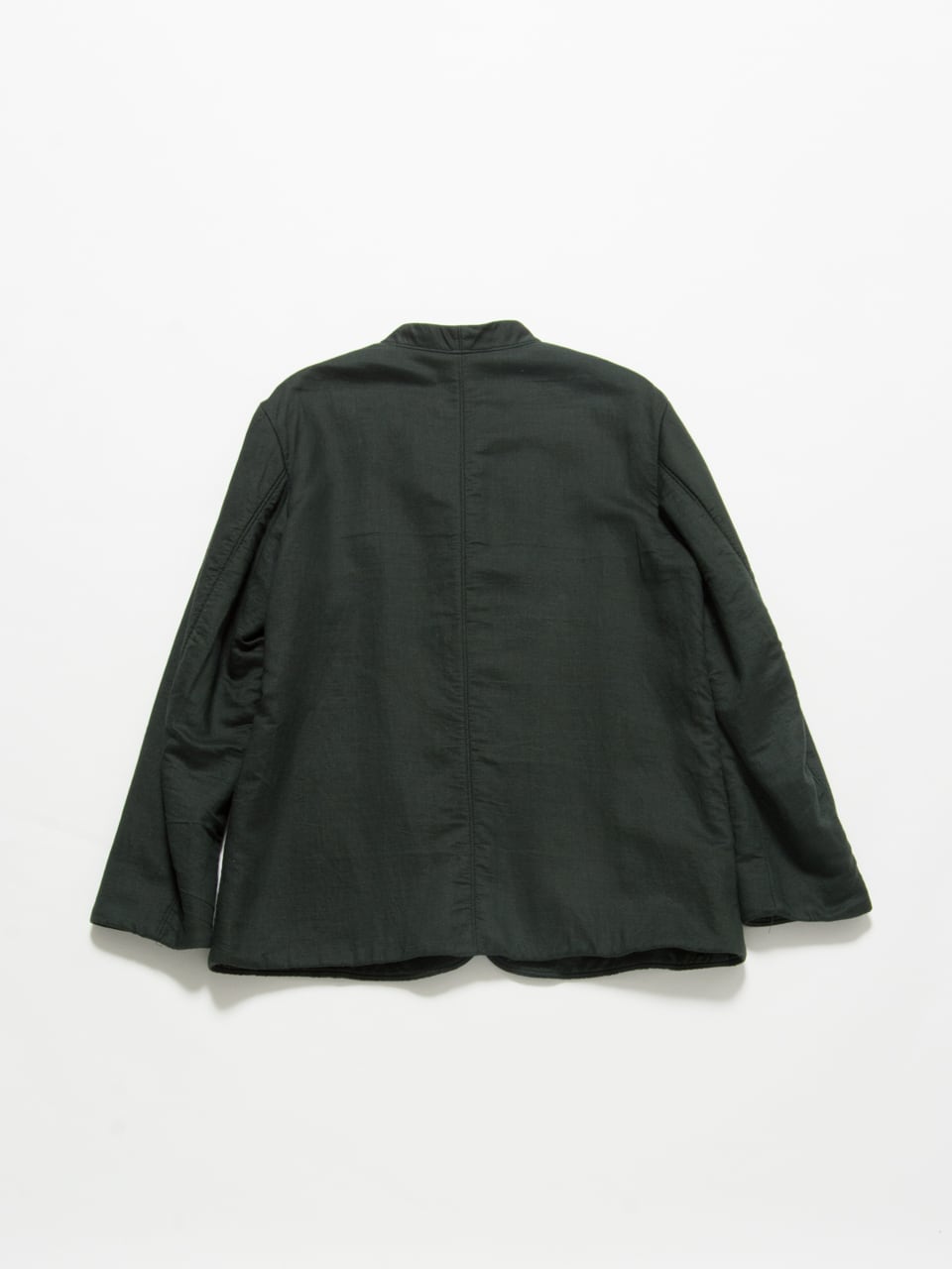 希少】ISSEY MIYAKE ノーカラードレープジャケット ブラック 【公式通販】
