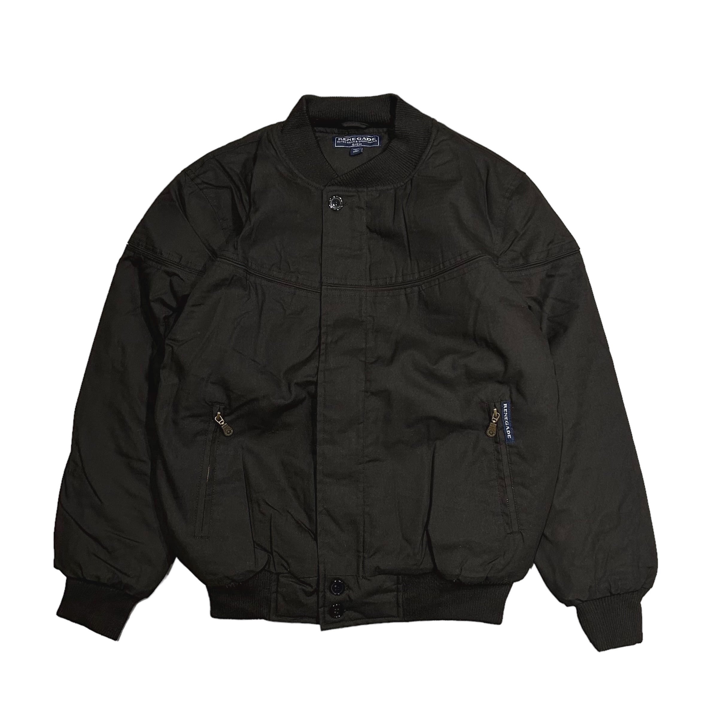 RENEGADE SPORTS Padded Nylon Lined Derby Jacket Black / レネゲード