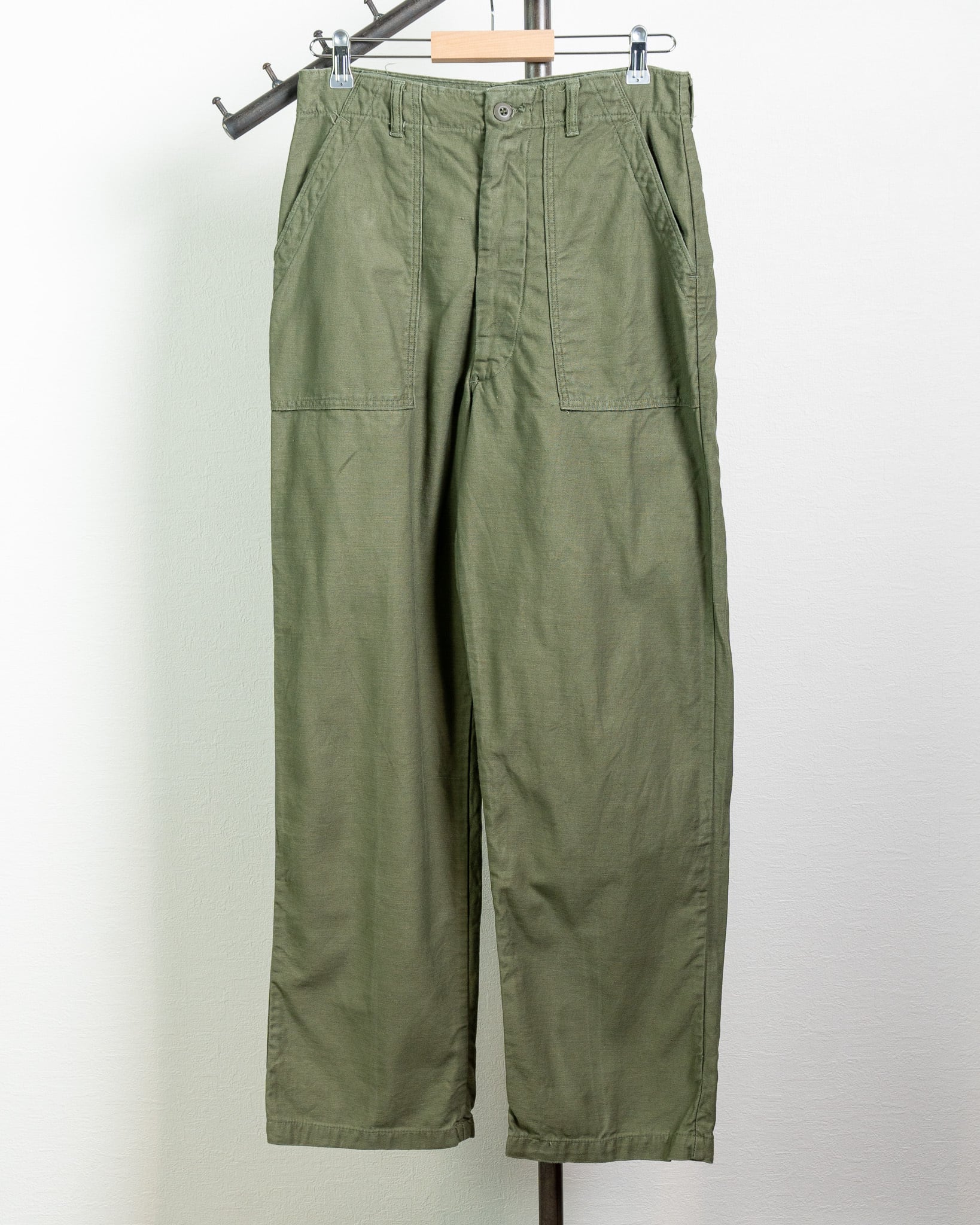 32×33】U.S.Army Utility Trousers OG-107 実物 米軍 ベイカーパンツ