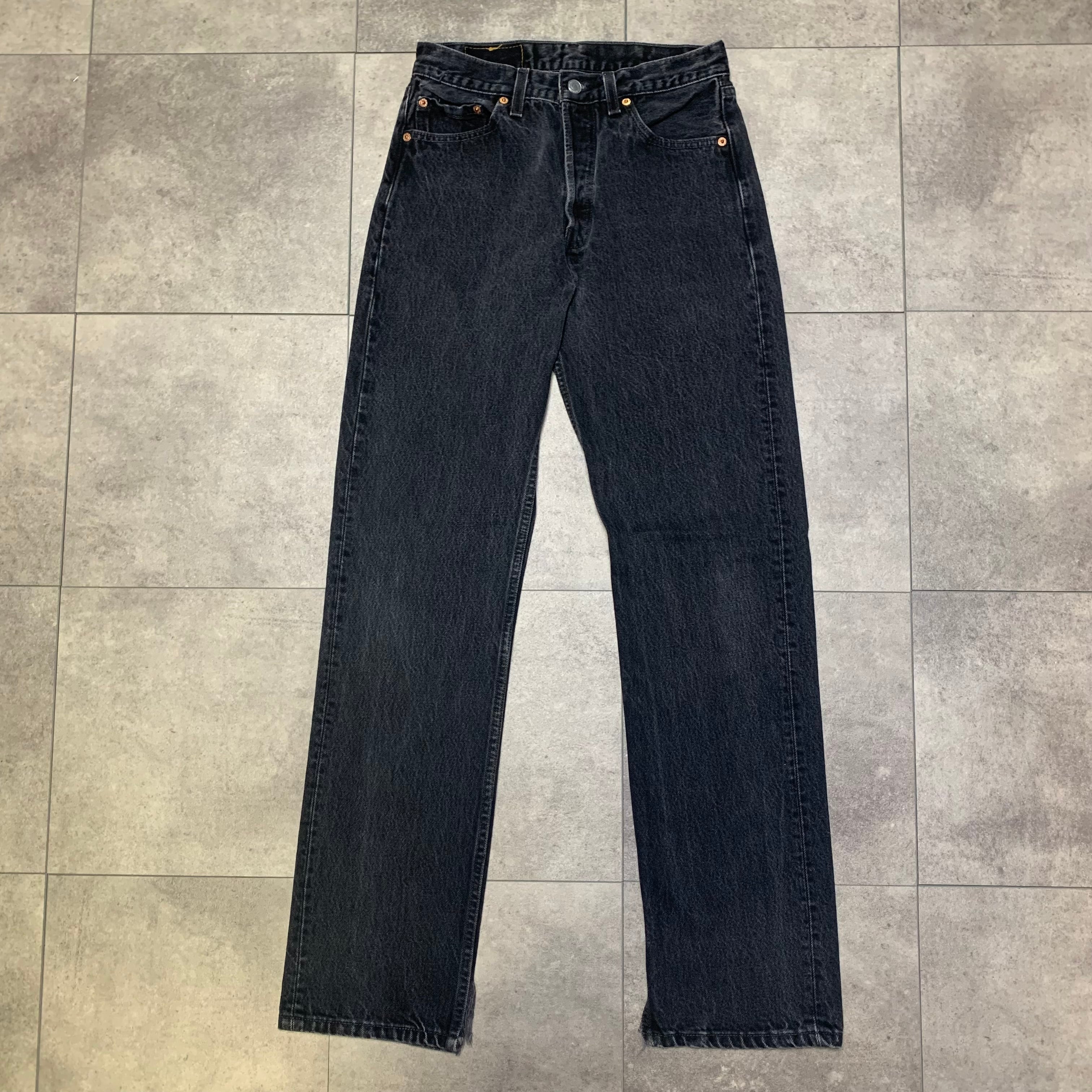 USA製 90s Levi's 501 ビンテージ ブラックデニム 29×34 刻印511 90