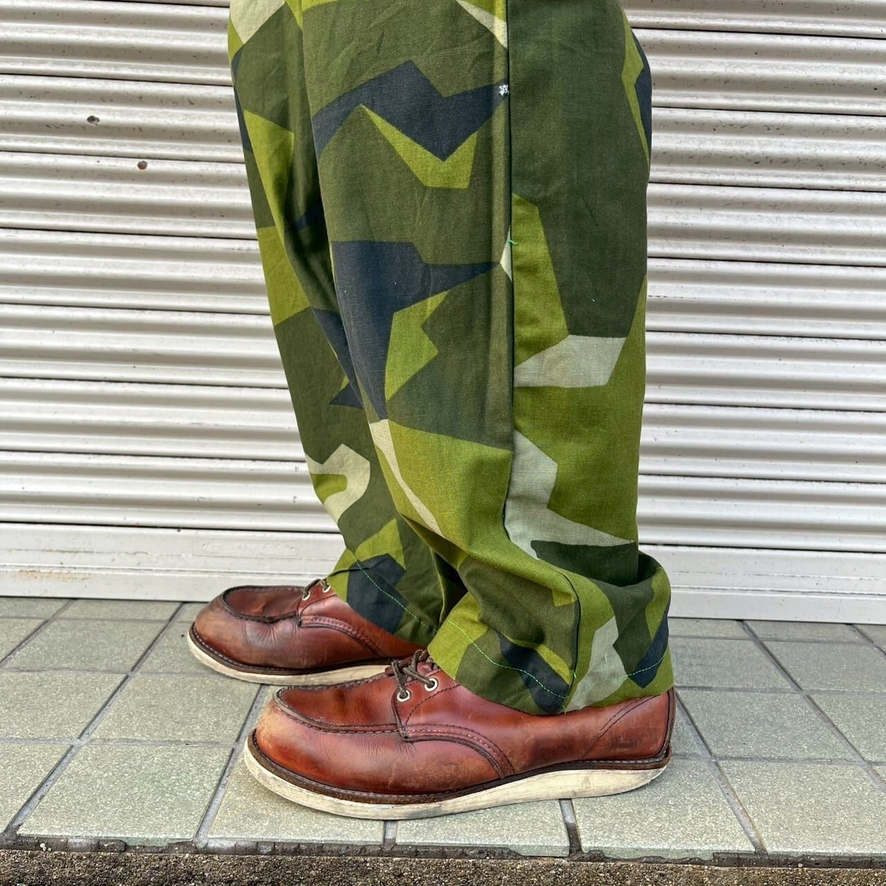 90s スウェーデン軍 M90 フィールドパンツ スカンジナビアカモ カーゴ