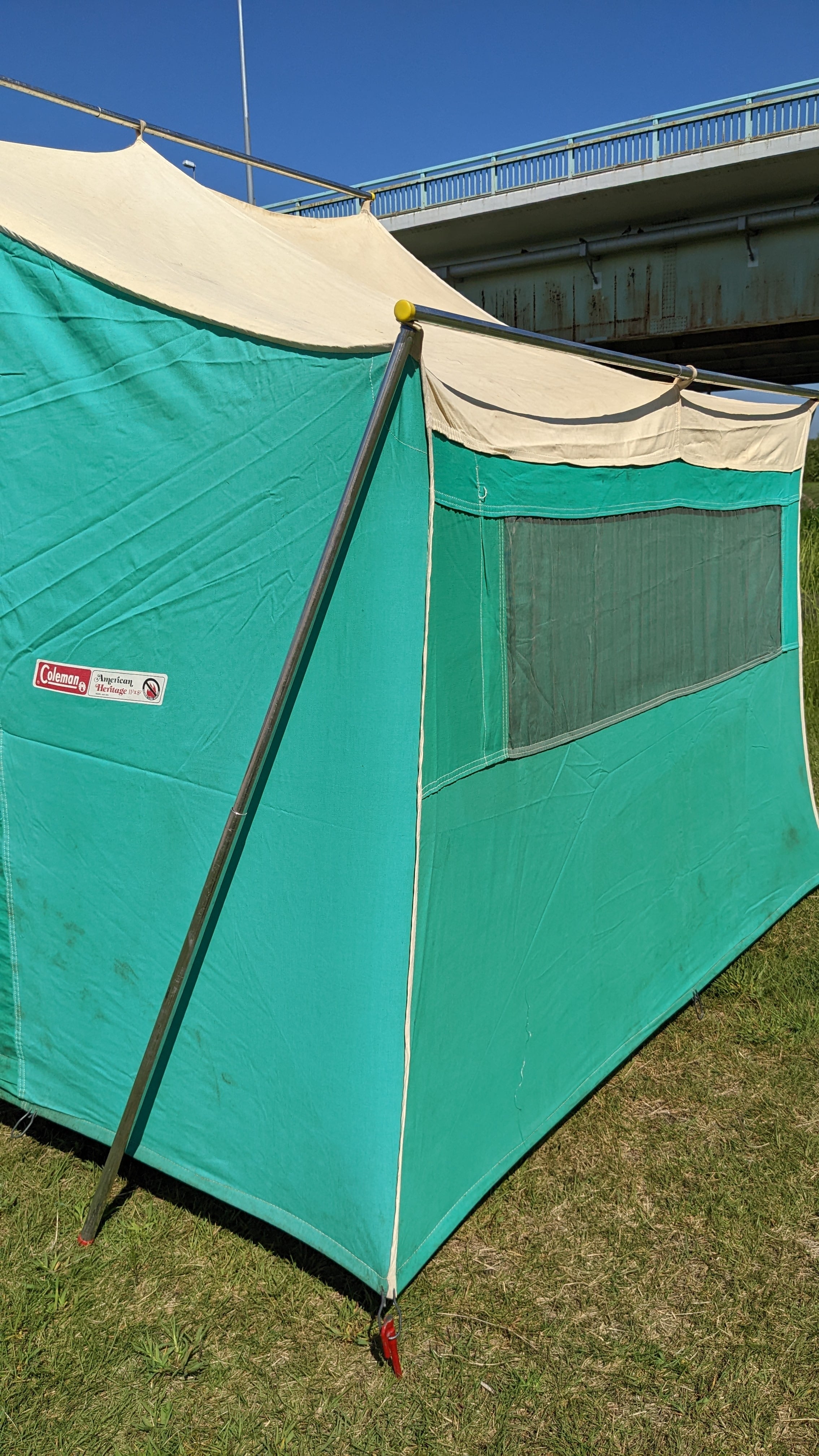 1974年 Vintage Coleman American Heritage canvas tent ビンテージ