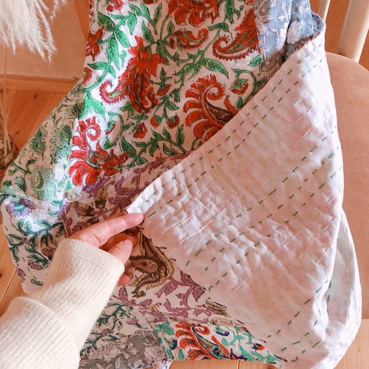 Msizeブロックプリントキルト Msizeブロックプリントキルト 人気